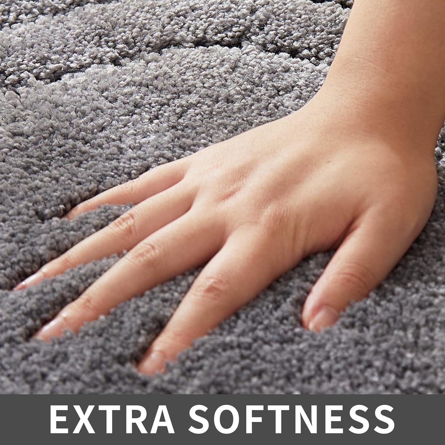 Alfombrilla de Baño Antideslizante COSY HOMEER 45x68 cm Gris