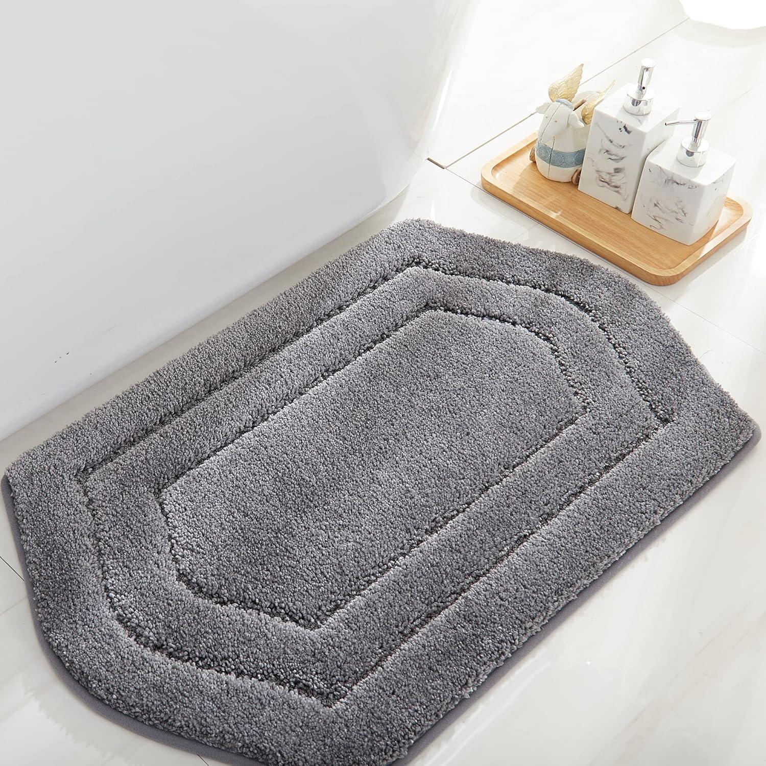 Alfombrilla de Baño Antideslizante COSY HOMEER 45x68 cm Gris