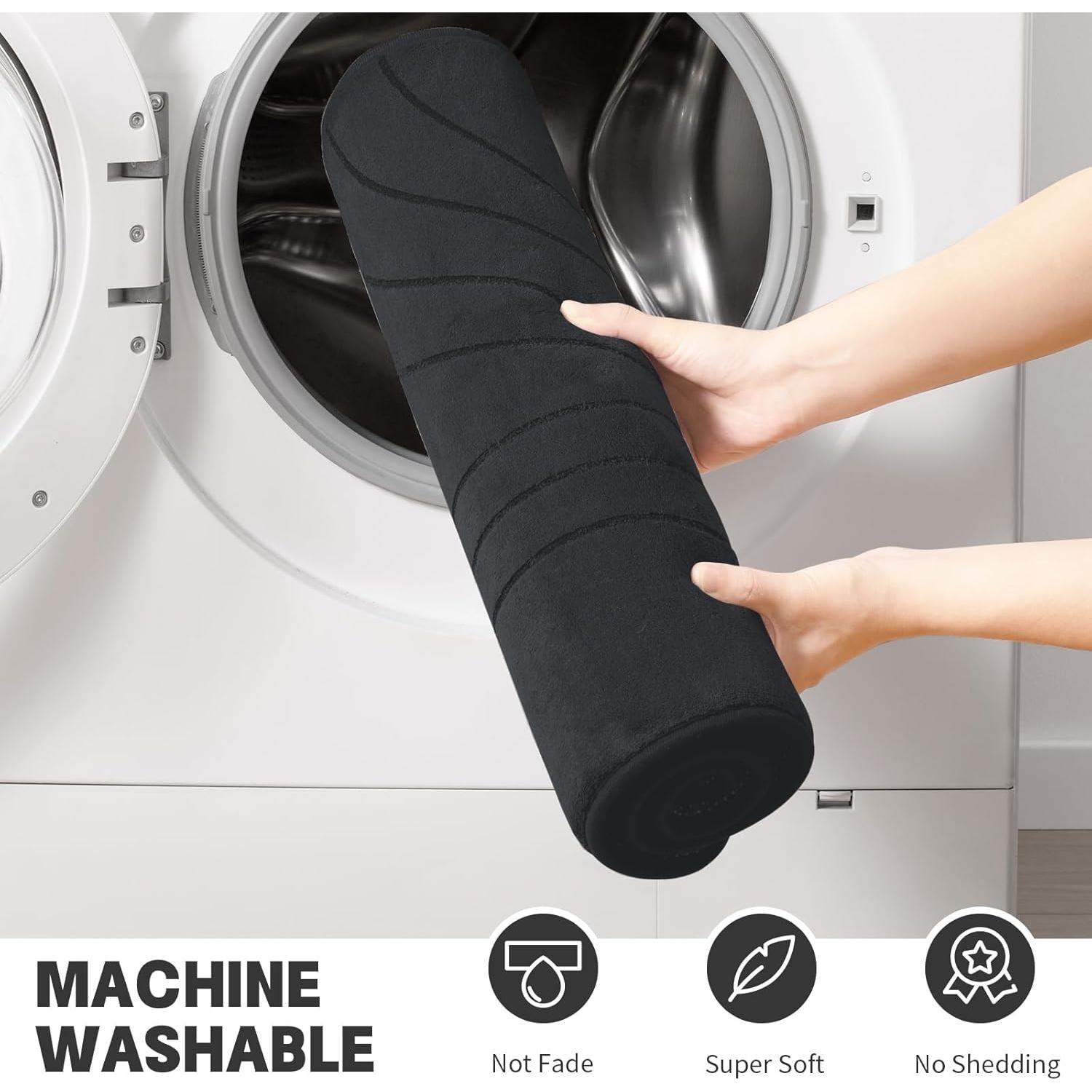 Conjunto de Alfombrillas de Baño YIHOUSE 4 Piezas Antideslizantes