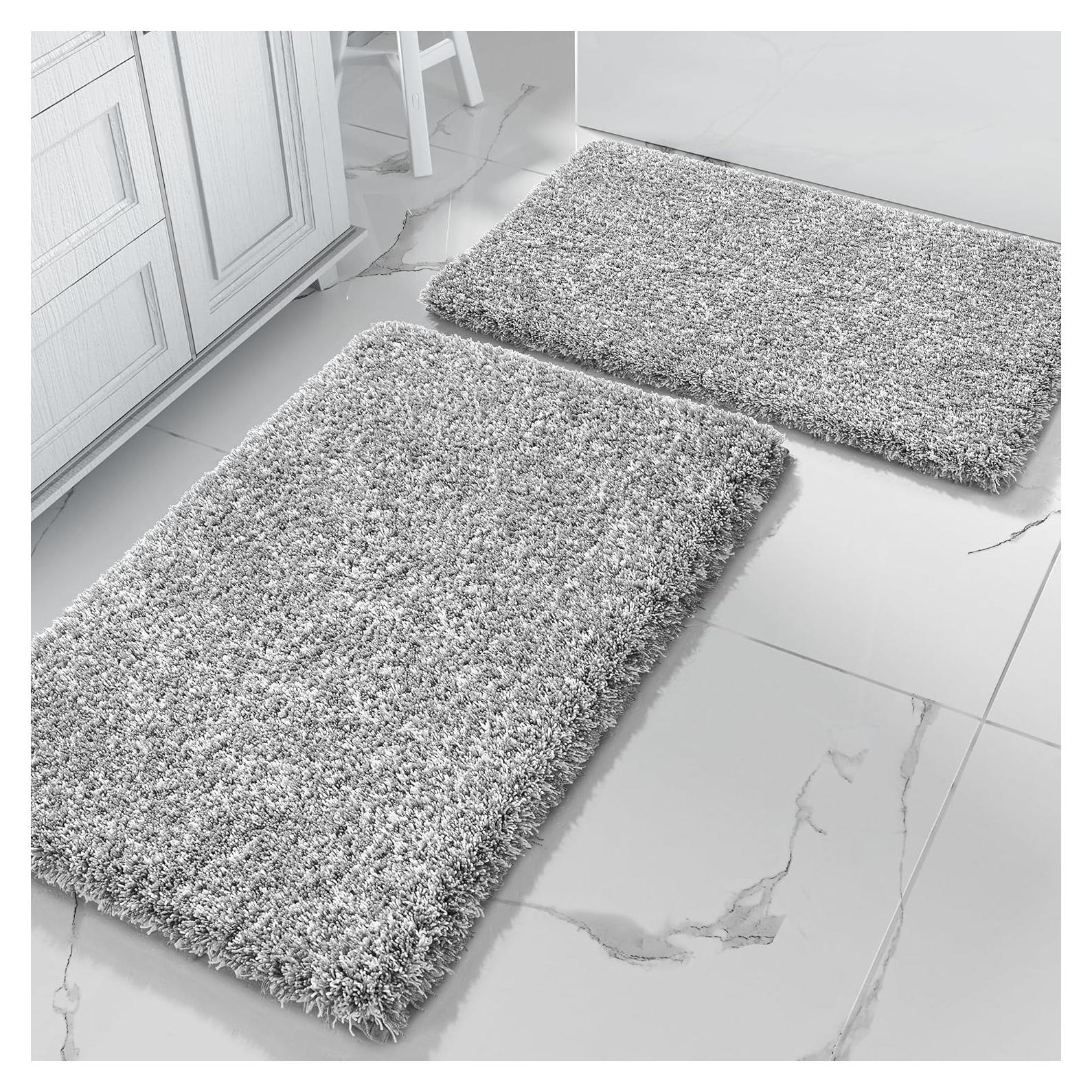 Conjunto de Alfombrillas de Baño Yimobra 3 Piezas Antideslizantes