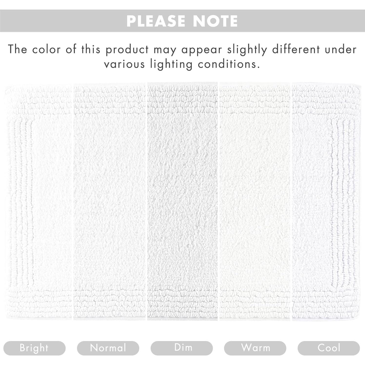 Alfombra de baño Madison Park Splendor 100% algodón 50.8x76.2 cm