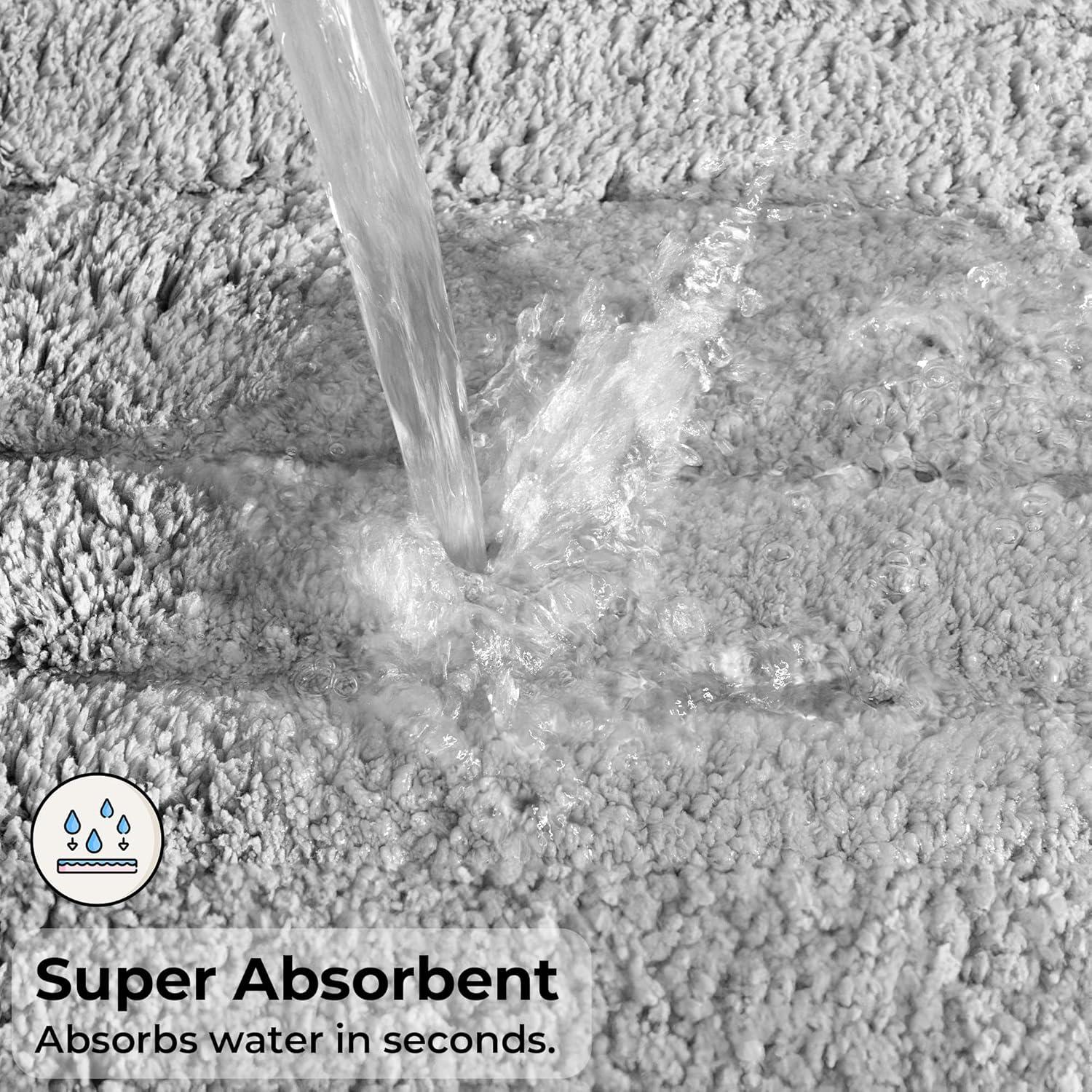 Conjunto de Alfombrillas de Baño GRANNY SAYS 2 Piezas Gris