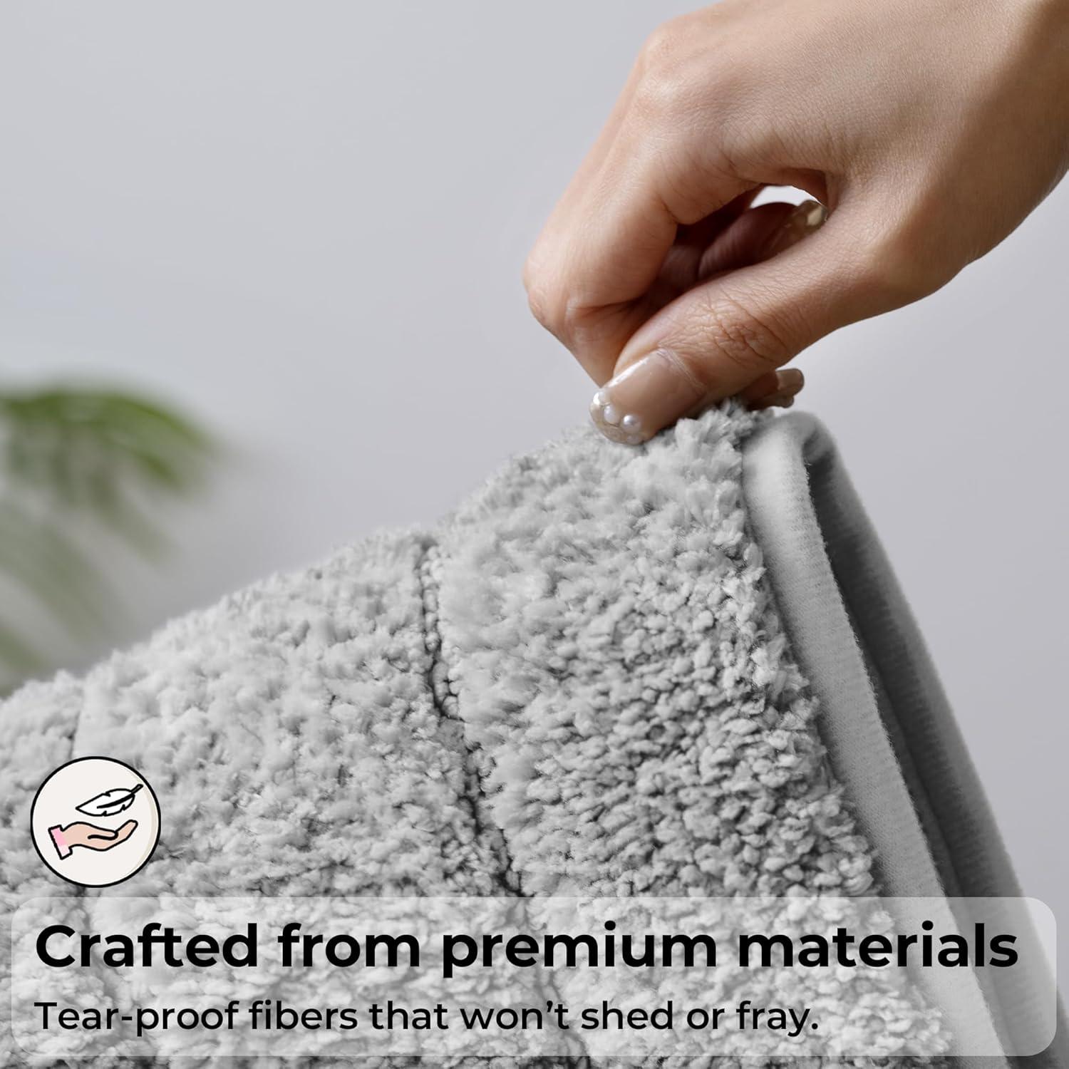 Conjunto de Alfombrillas de Baño GRANNY SAYS 2 Piezas Gris