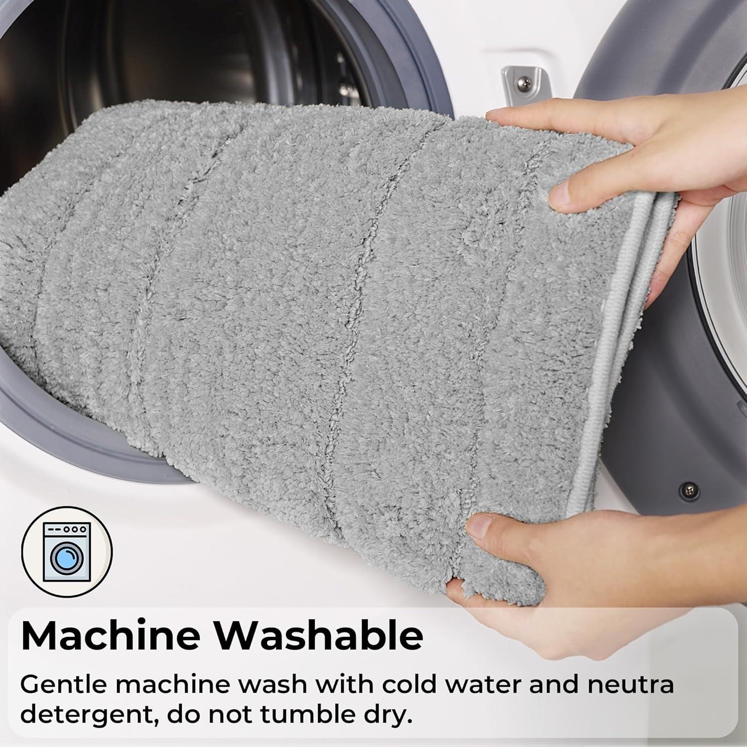 Conjunto de Alfombrillas de Baño GRANNY SAYS 2 Piezas Gris