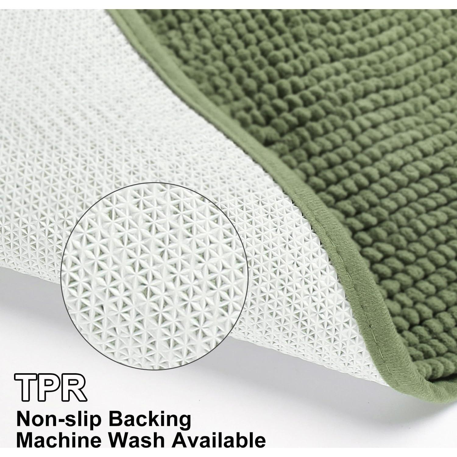 Conjunto de Alfombrillas de Baño Urvoix 3 Piezas Antideslizantes