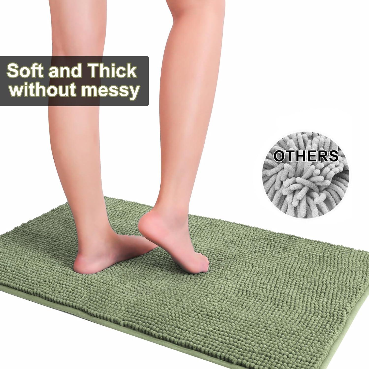 Conjunto de Alfombrillas de Baño Urvoix 3 Piezas Antideslizantes