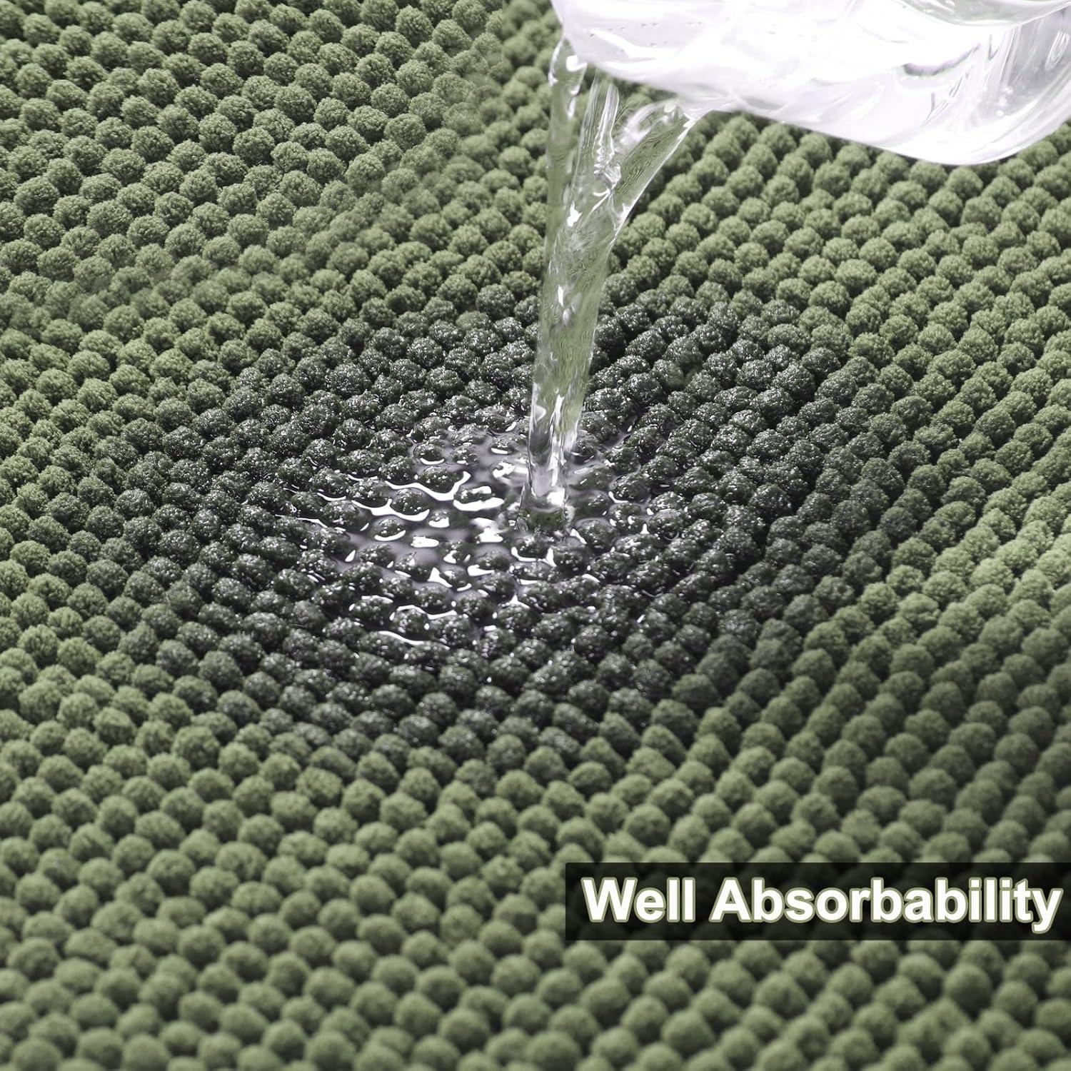 Conjunto de Alfombrillas de Baño Urvoix 3 Piezas Antideslizantes