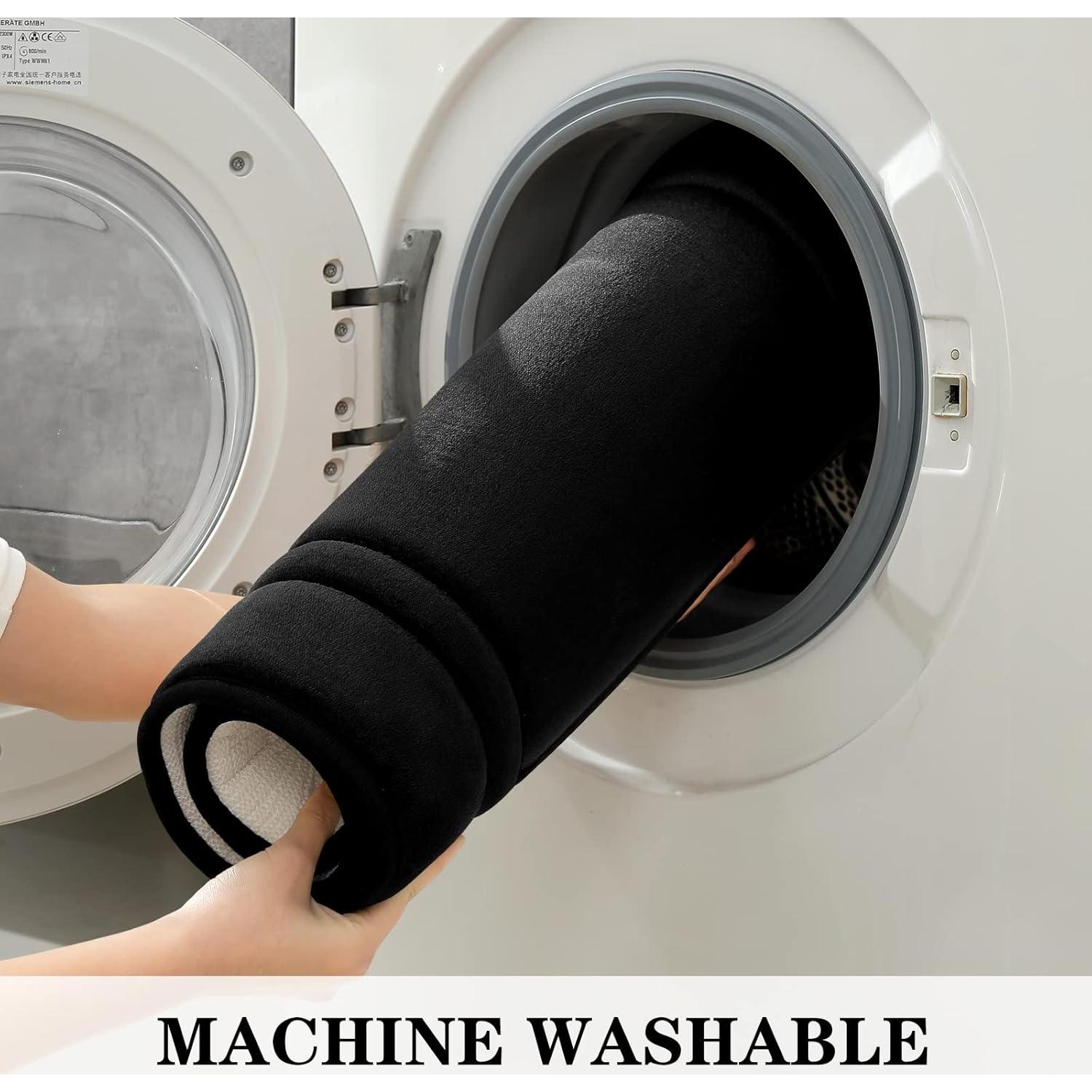 Alfombrilla de Baño Antideslizante BYSURE 3 Piezas Microfibra