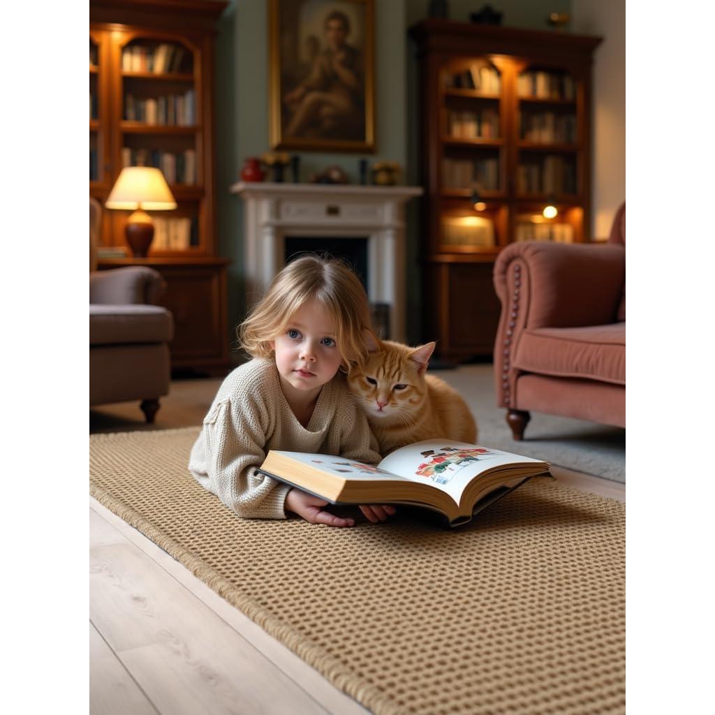 Juego de Alfombrillas de Baño IM HOME 3 Piezas Beige Antideslizante