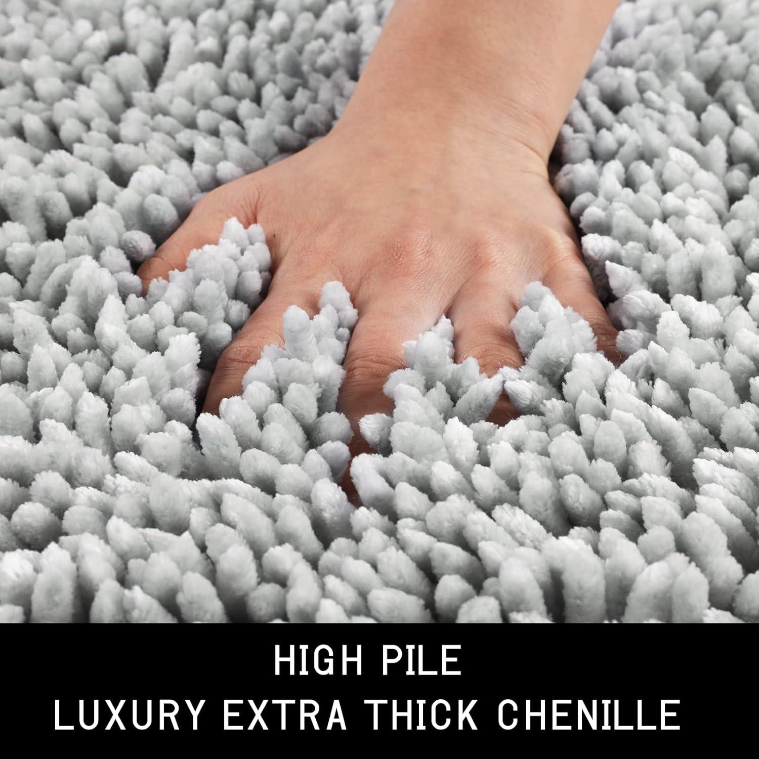 Conjunto de Alfombrillas de Baño Yimobra 2 Piezas Antideslizantes