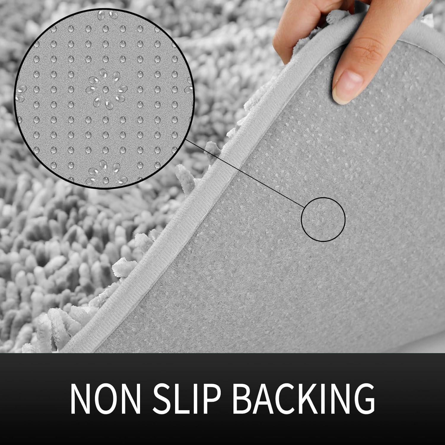 Conjunto de Alfombrillas de Baño Yimobra 2 Piezas Antideslizantes