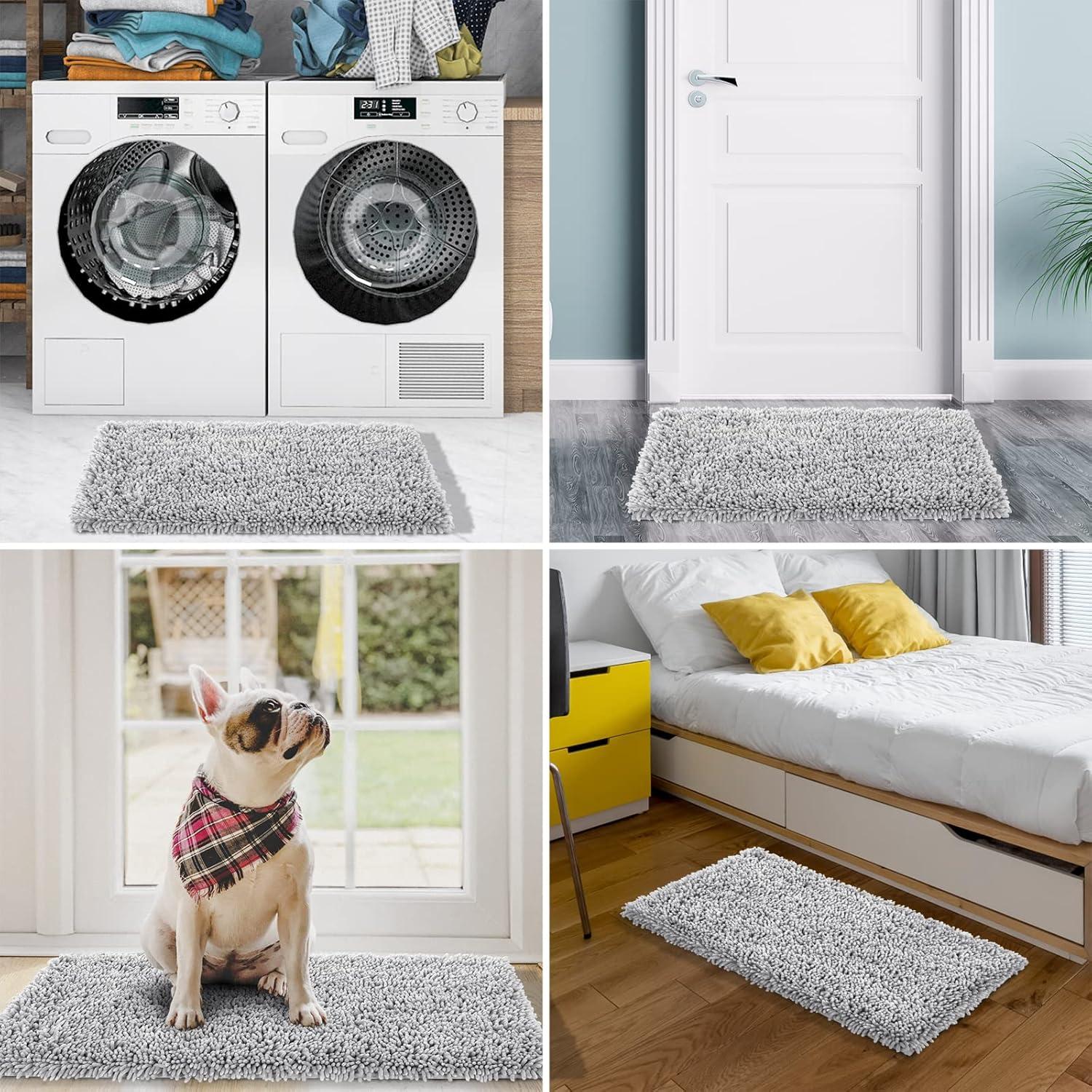 Conjunto de Alfombrillas de Baño Yimobra 2 Piezas Antideslizantes