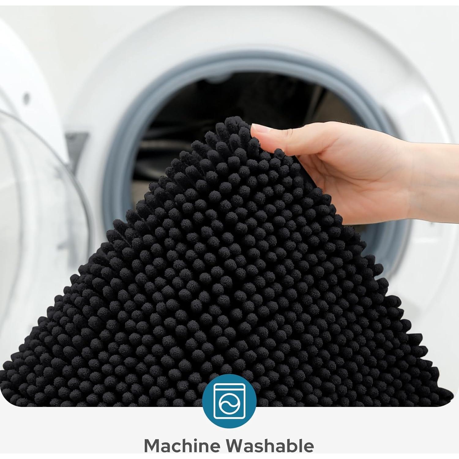 Conjunto de Alfombrillas de Baño BYSURE 3 Piezas Antideslizantes