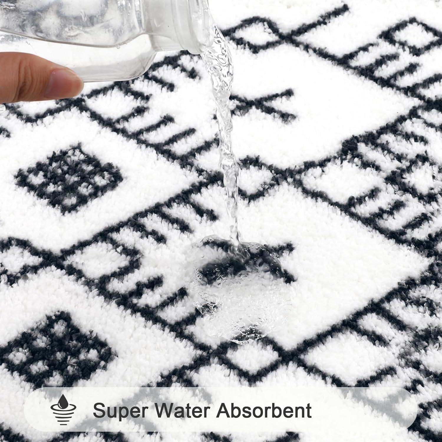 Conjunto de Alfombrillas de Baño HEBE - 3 Piezas Antideslizantes