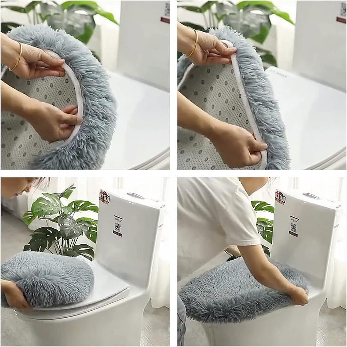 Conjunto de Alfombrillas de Baño BXEBUI 3 Piezas Antideslizante