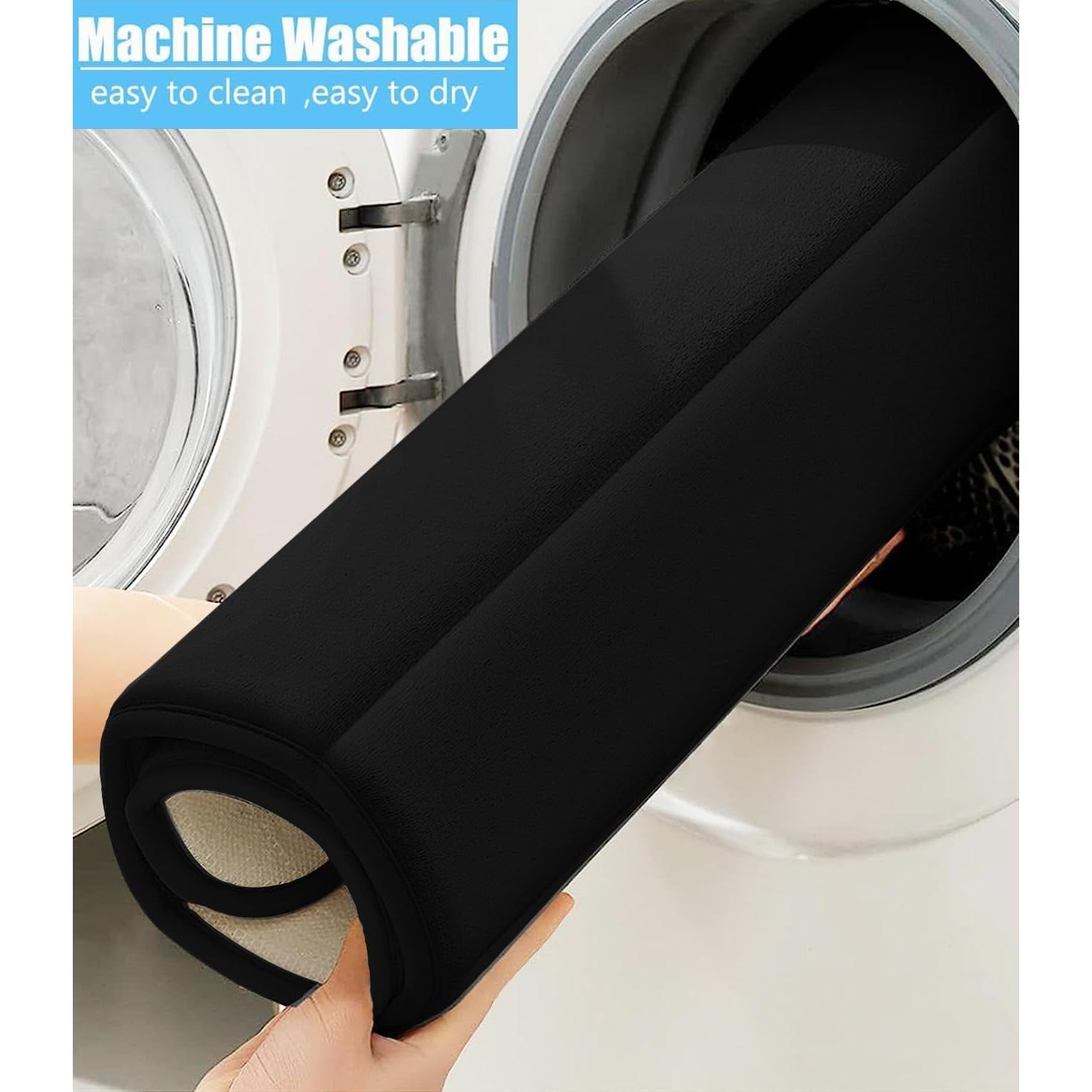 Alfombrillas de Baño RUN HELIX 3 Piezas Espuma Memoria Negro