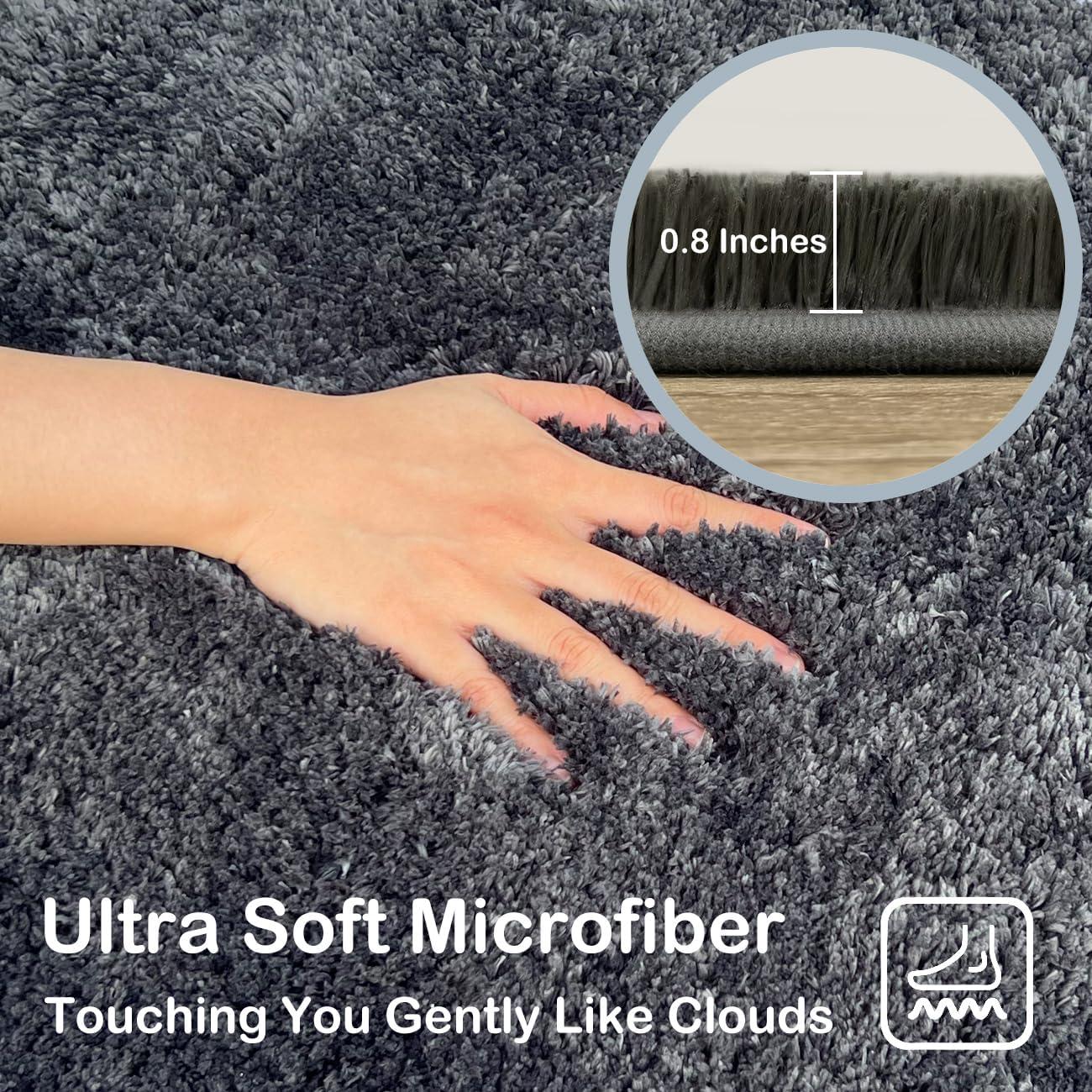 Conjunto de Alfombrillas de Baño wyewye 3 Piezas Antideslizantes