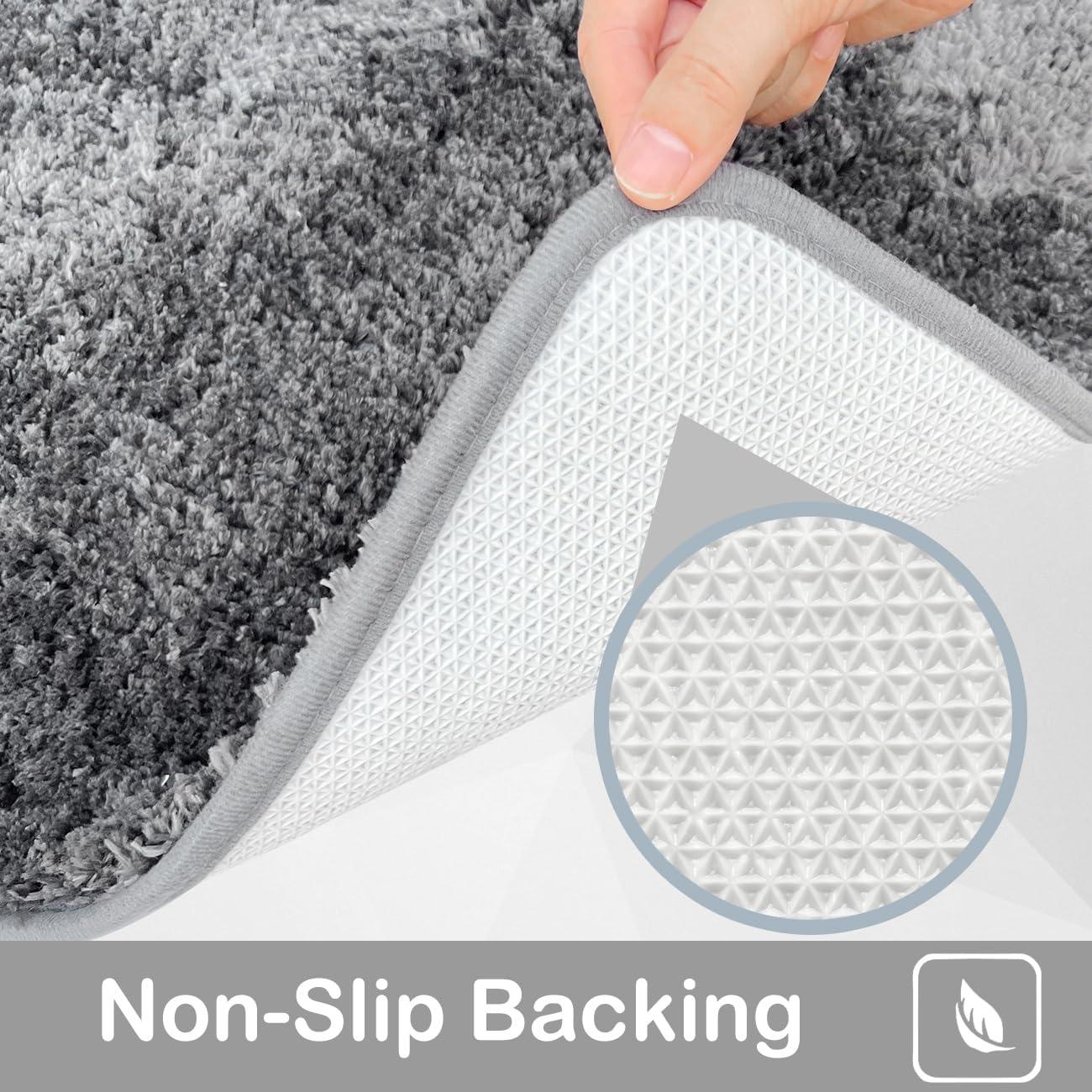 Conjunto de Alfombrillas de Baño wyewye 3 Piezas Antideslizantes