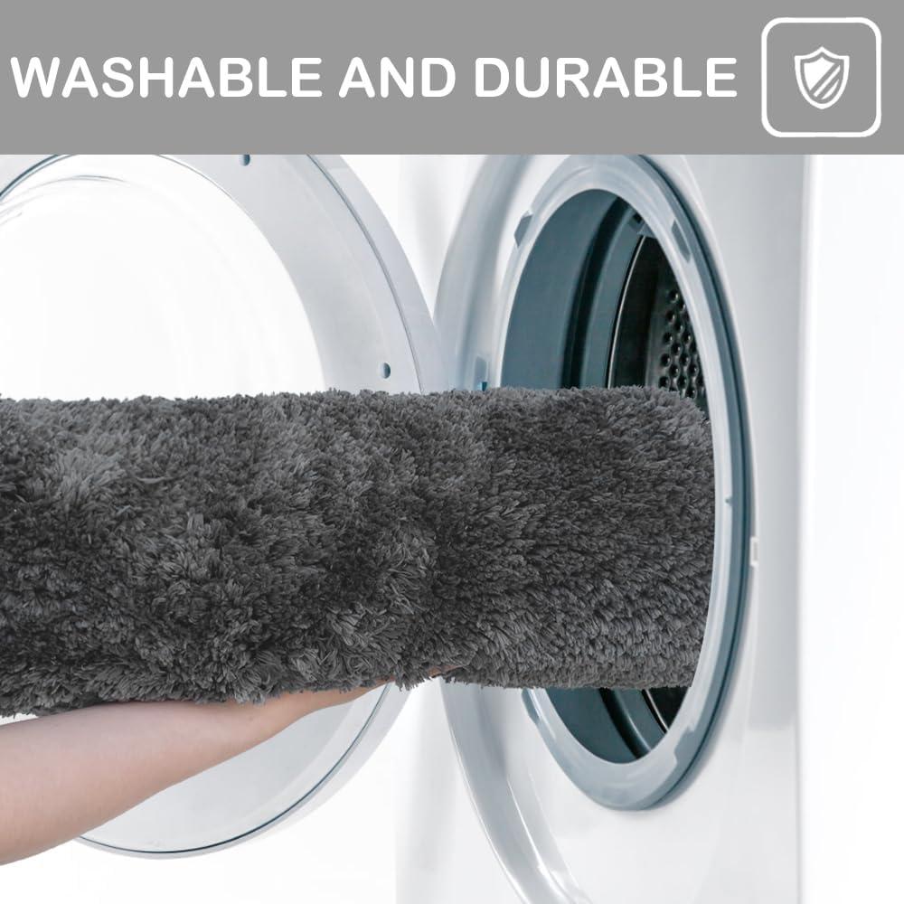 Conjunto de Alfombrillas de Baño wyewye 3 Piezas Antideslizantes