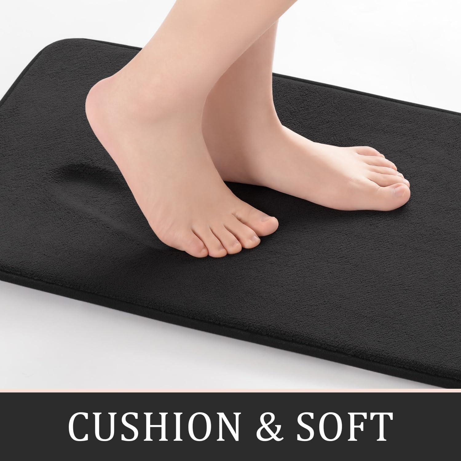 Conjunto de Alfombrillas de Baño YIHOUSE 2 Piezas Antideslizantes