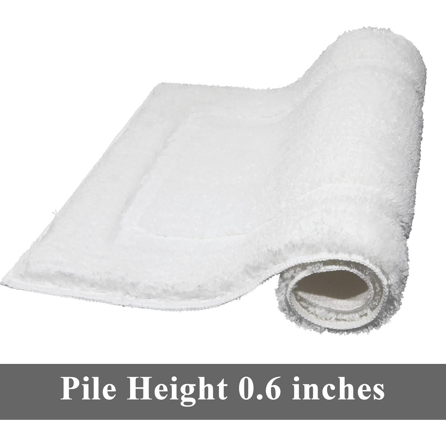 Conjunto de Alfombrillas de Baño SHACOS 3 Piezas Antideslizantes