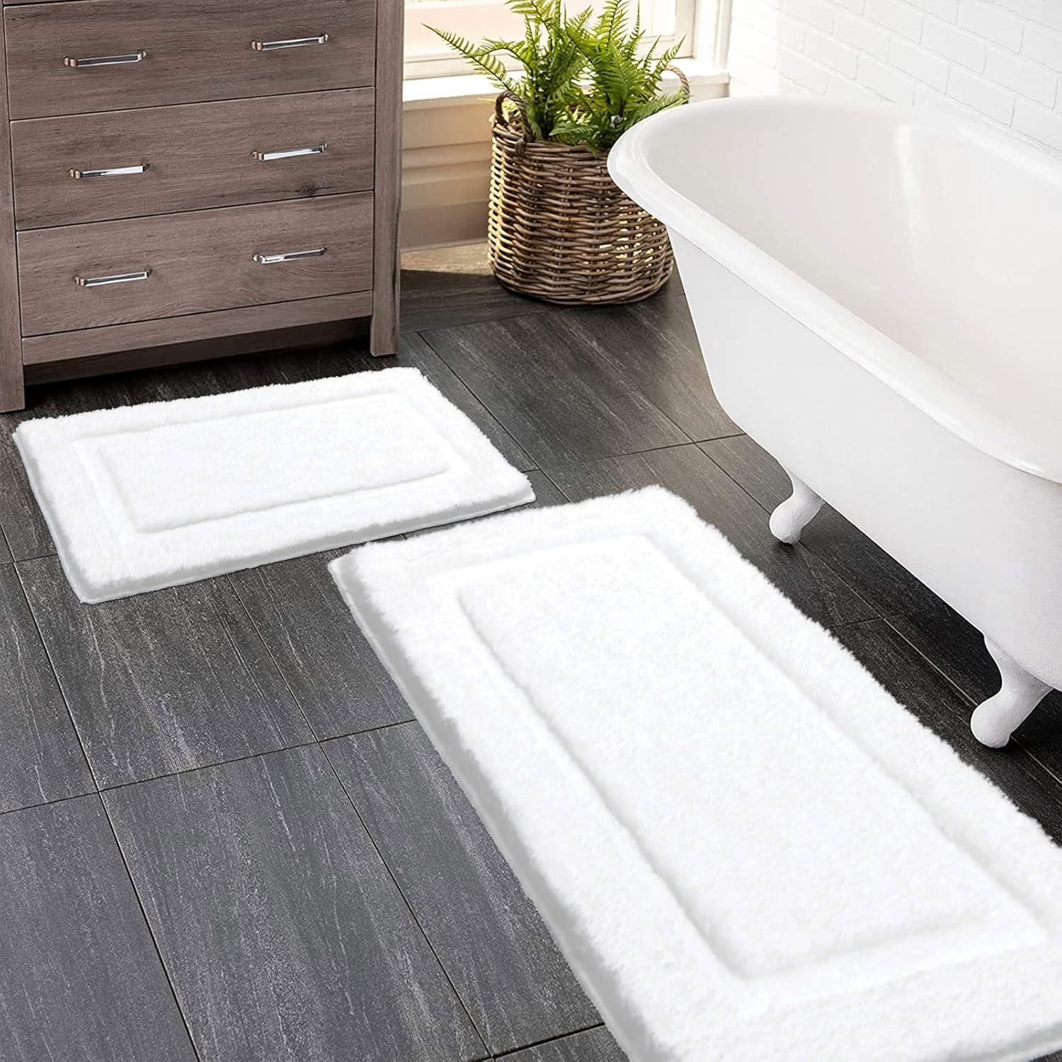 Conjunto de Alfombrillas de Baño SHACOS 3 Piezas Antideslizantes