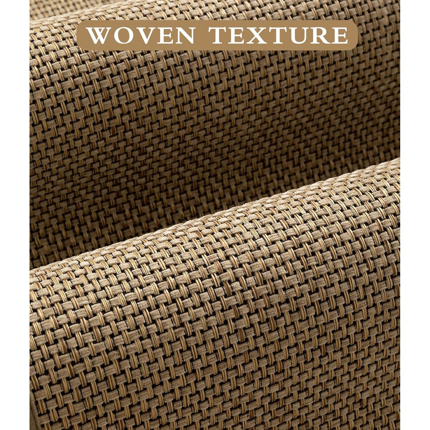 Conjunto de Alfombrillas de Baño YIHOUSE 3 Piezas Beige Antideslizantes