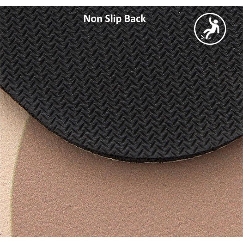 Alfombra de Baño MUGINYU 3 Piezas Antideslizante Negro y Dorado