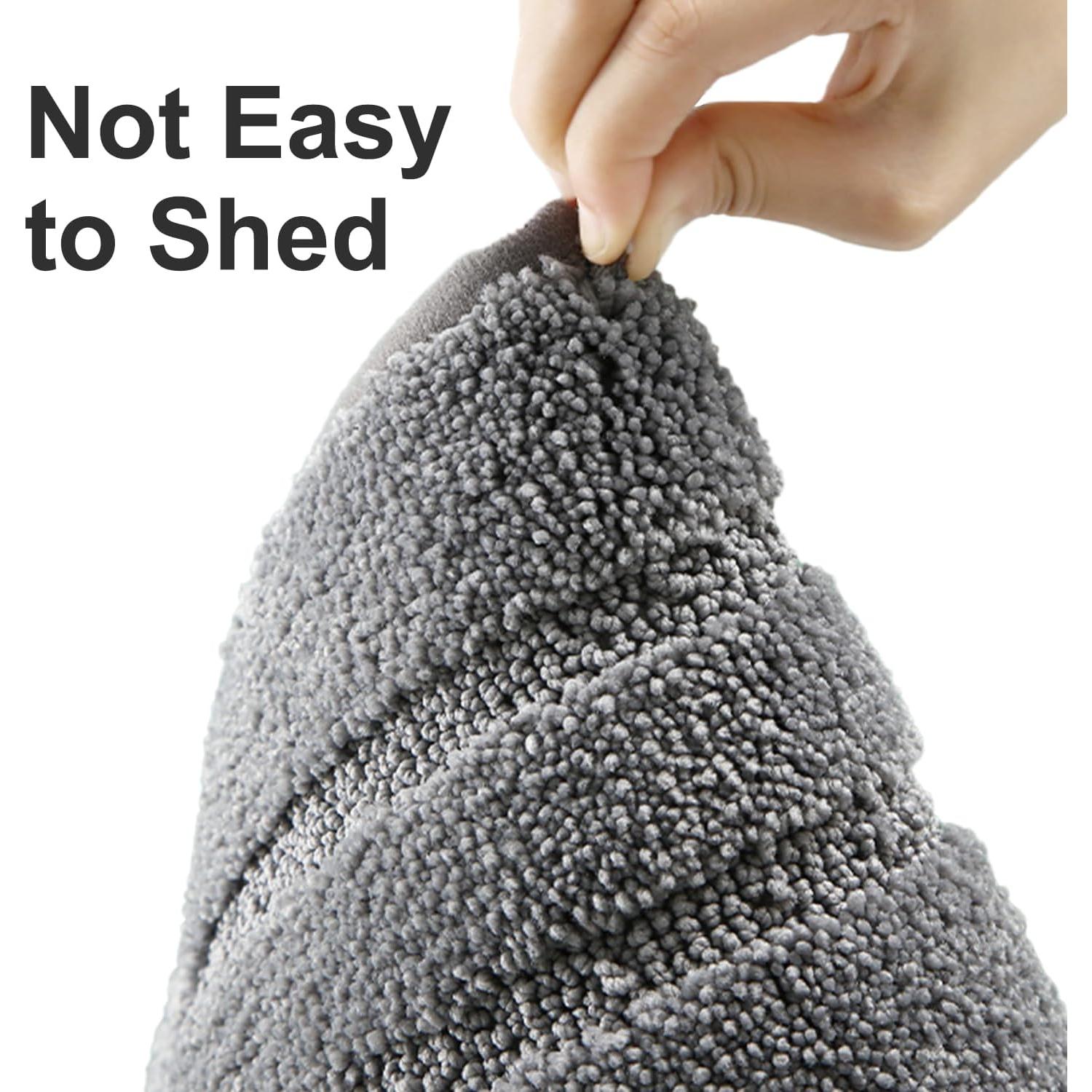 Juego de Alfombrillas de Baño RosPynn 2 Piezas Azul Marino