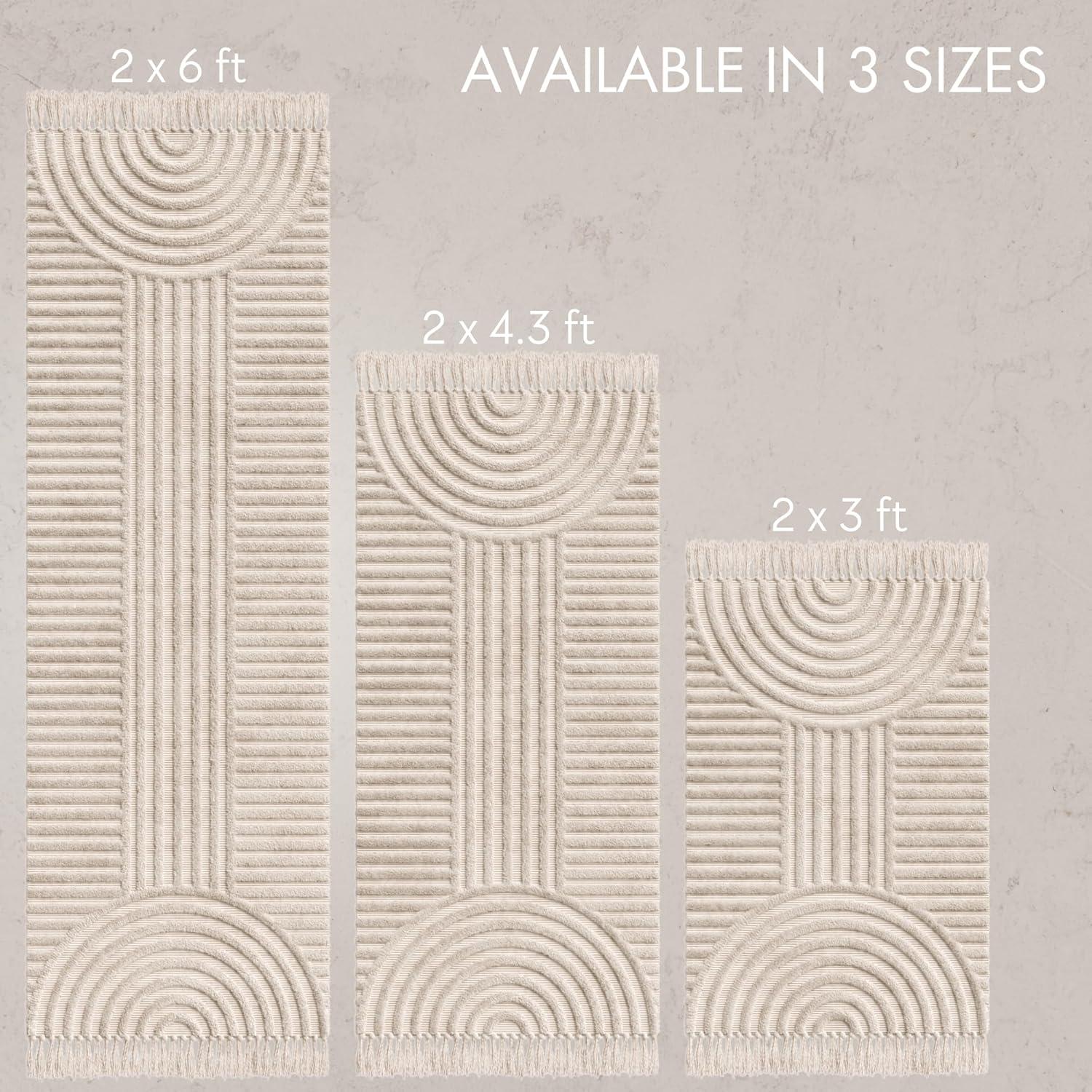 Alfombra de Baño KIBAGA Boho 61x91 cm Antideslizante Lavable