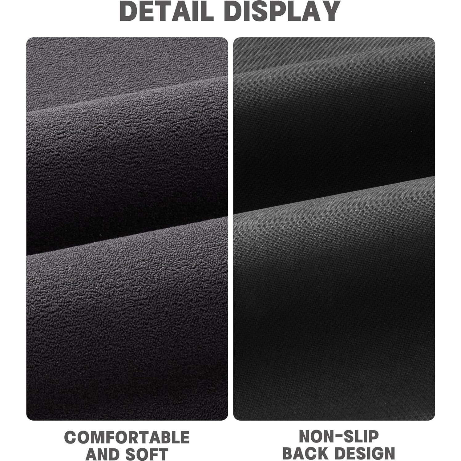 Conjunto de Alfombrillas de Baño YIHOUSE 3 Piezas Antideslizantes