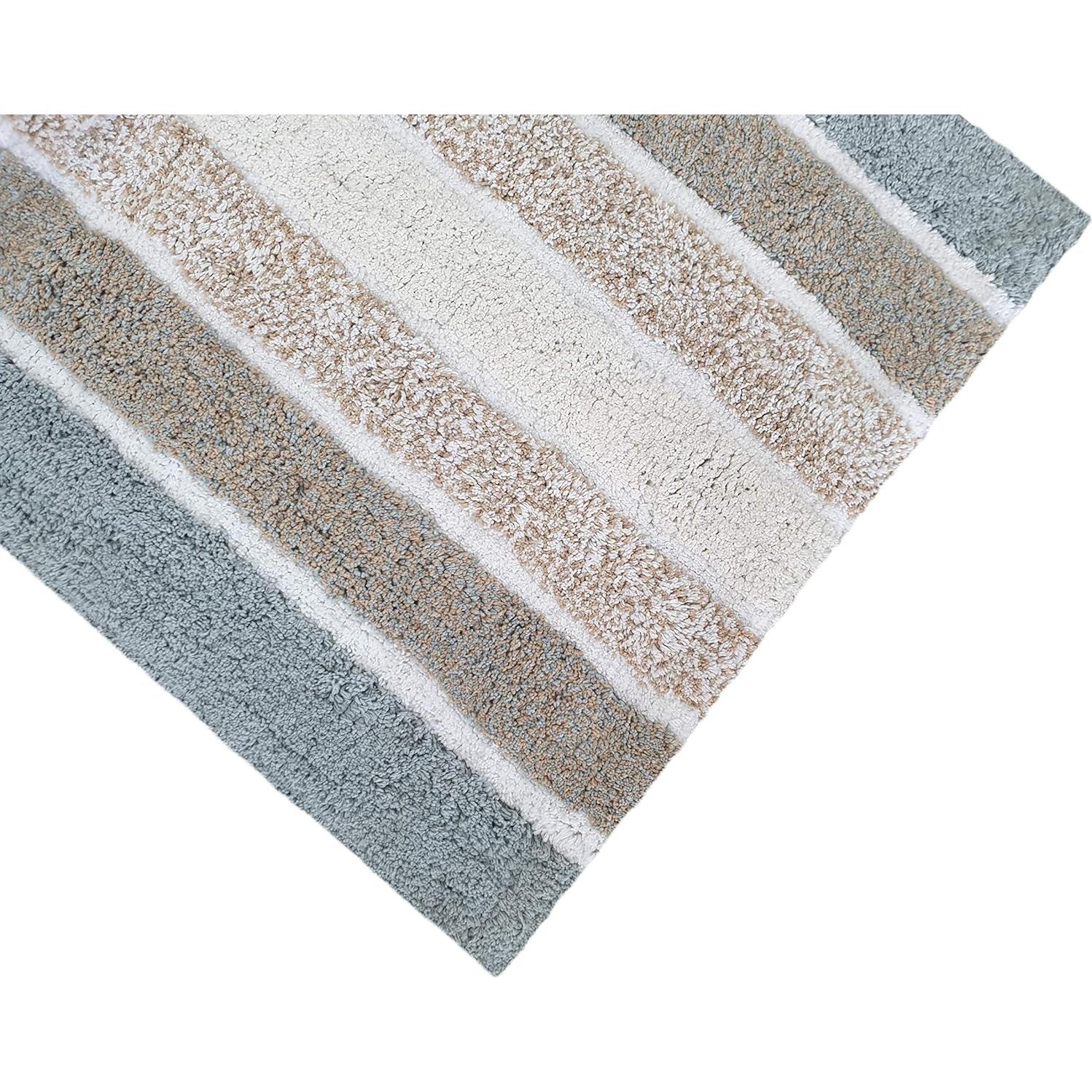 Juego de Alfombrillas de Baño Reversibles The Beer Valley 2 Piezas Algodón 53x81 cm y 43x61 cm