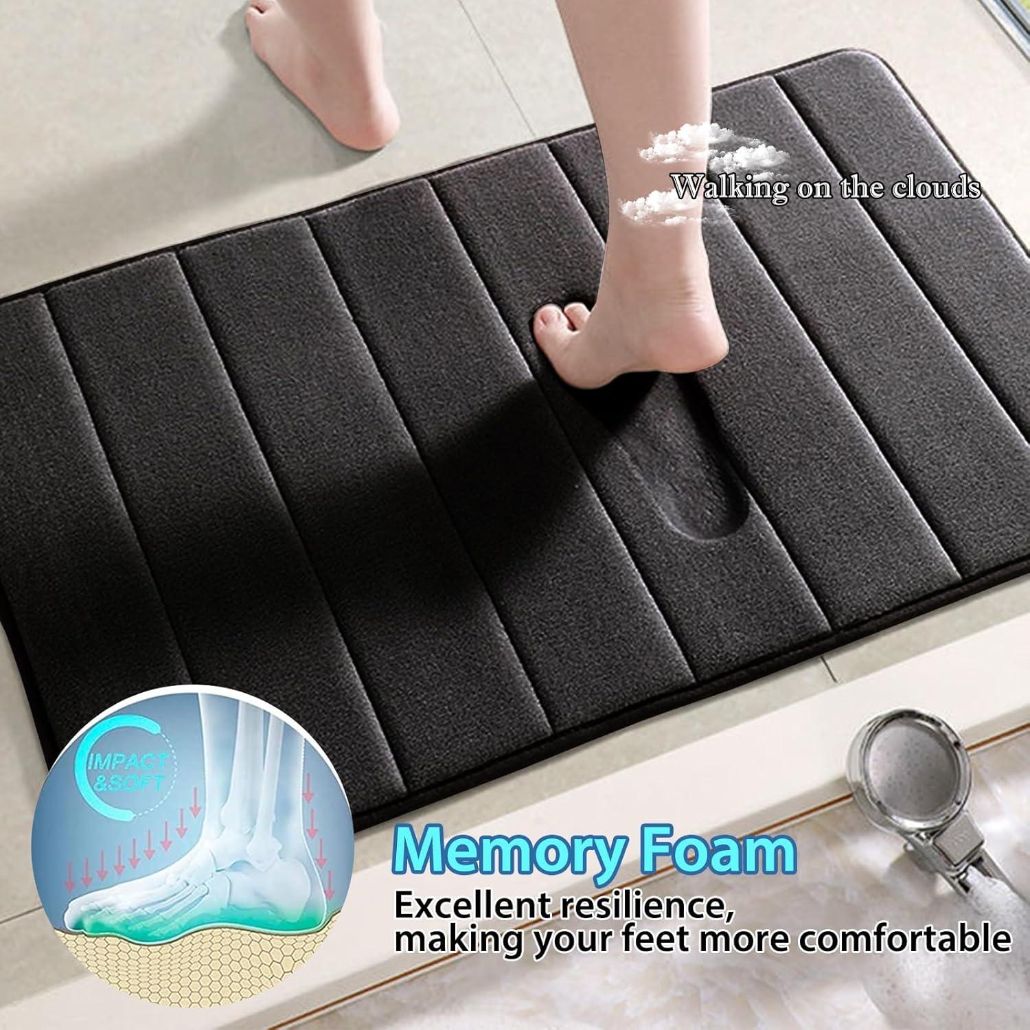 Juego de 3 Alfombrillas de Baño JOYART Antideslizantes 112cm