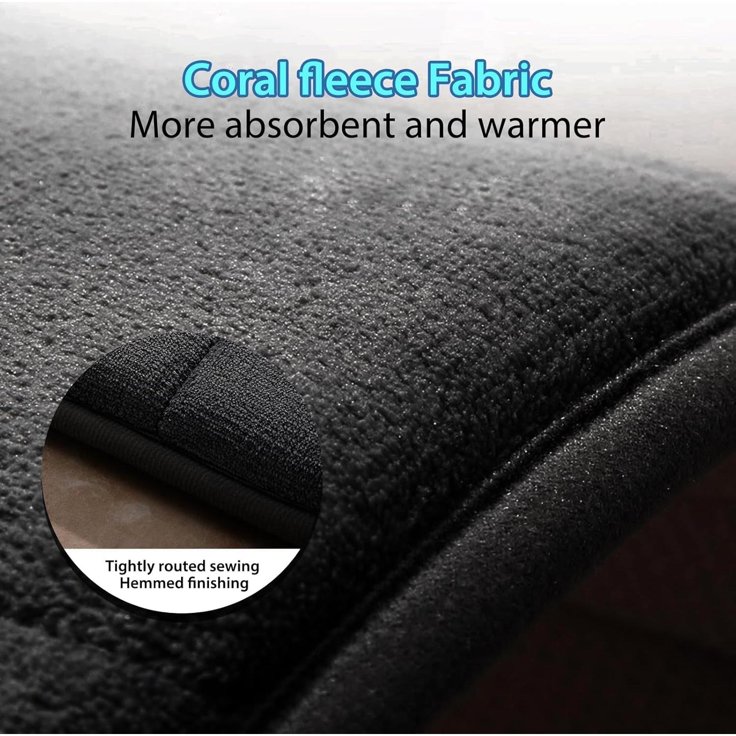 Juego de 3 Alfombrillas de Baño JOYART Antideslizantes 112cm