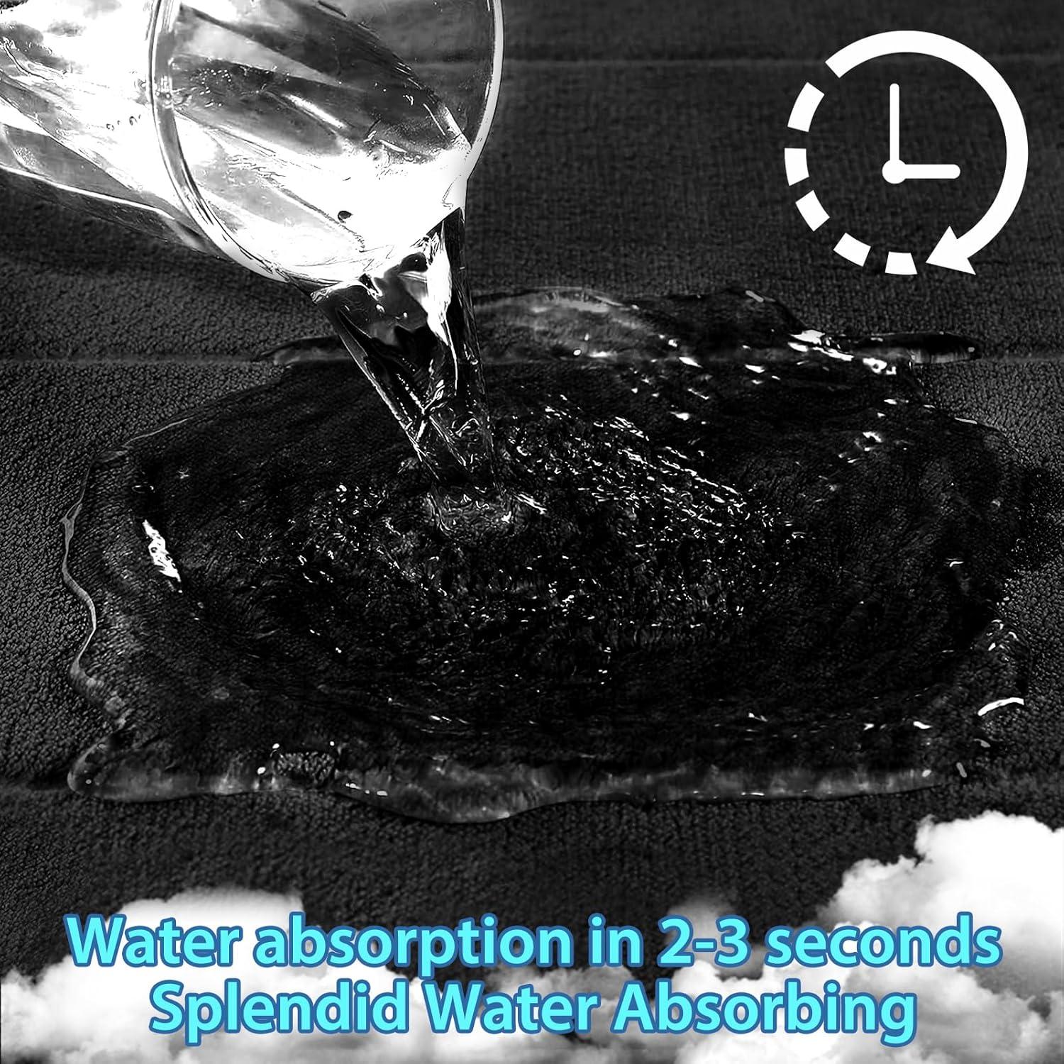 Juego de 3 Alfombrillas de Baño JOYART Antideslizantes 112cm