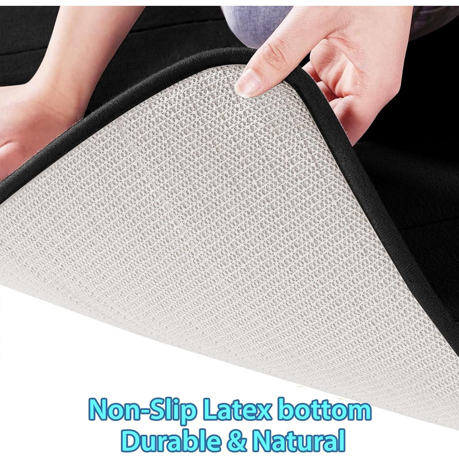 Juego de 3 Alfombrillas de Baño JOYART Antideslizantes 112cm