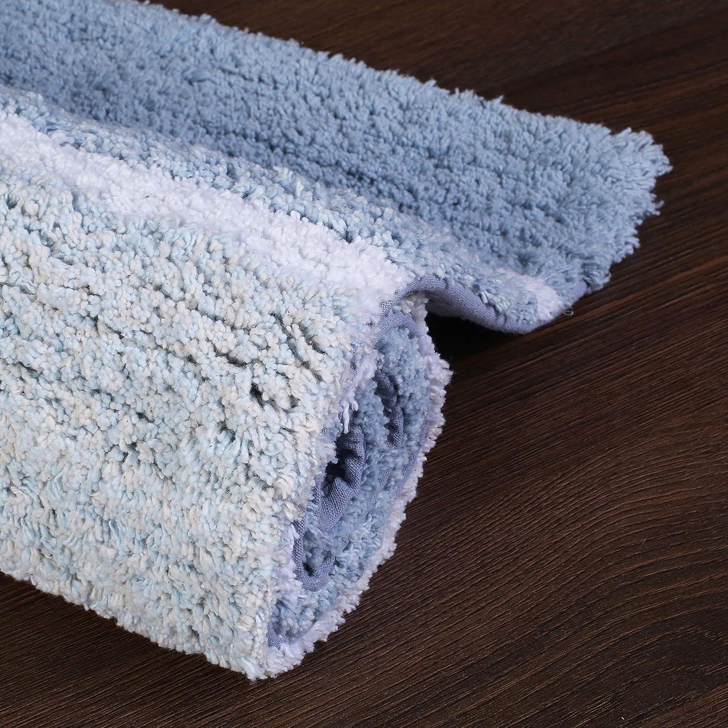 Juego de Alfombrillas de Baño Beer Valley 2 Piezas Algodón Antideslizante