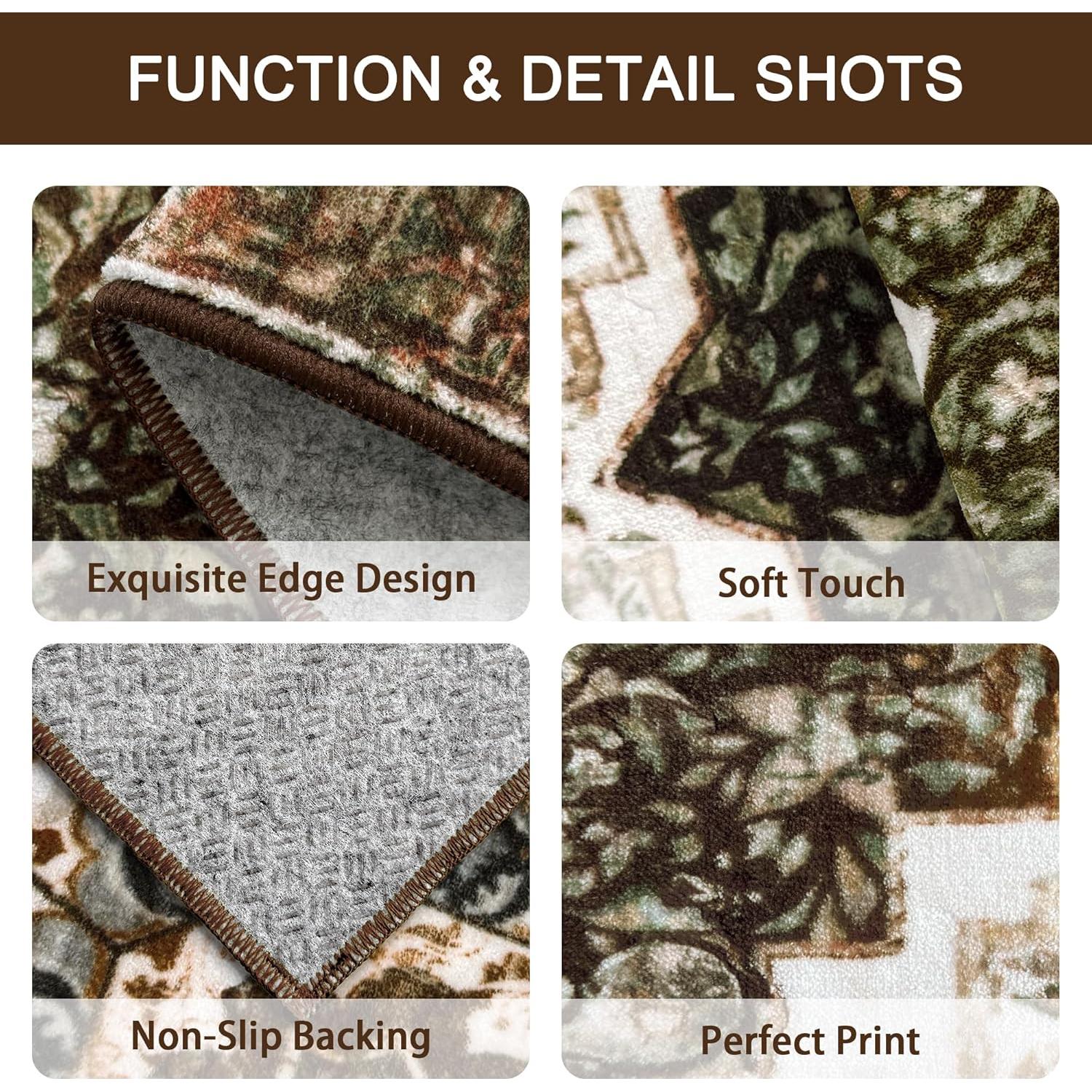 Juego de 3 Alfombrillas de Cocina Antideslizantes Tritard 100% Lavables