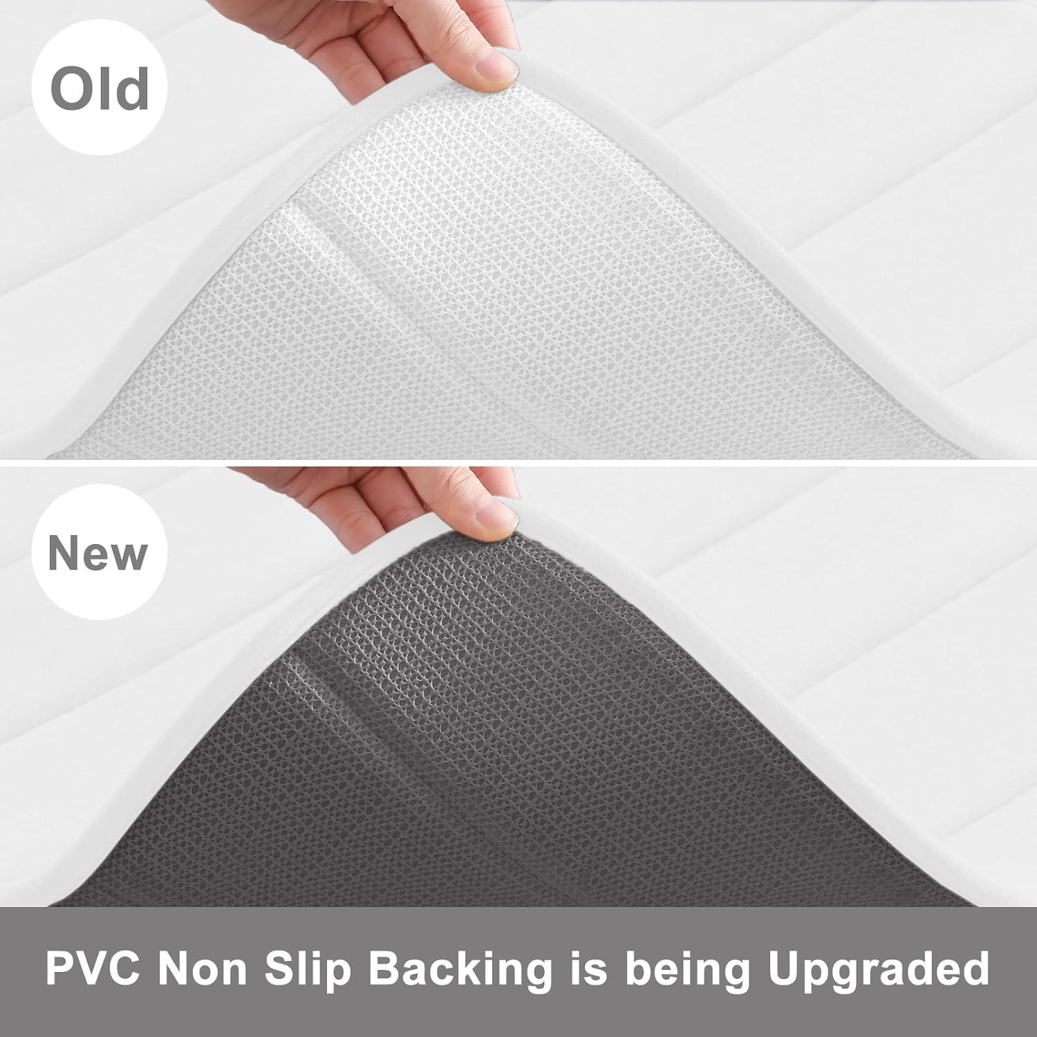 Conjunto 3 Alfombrillas de Baño Buganda Espuma Memoria Blanco