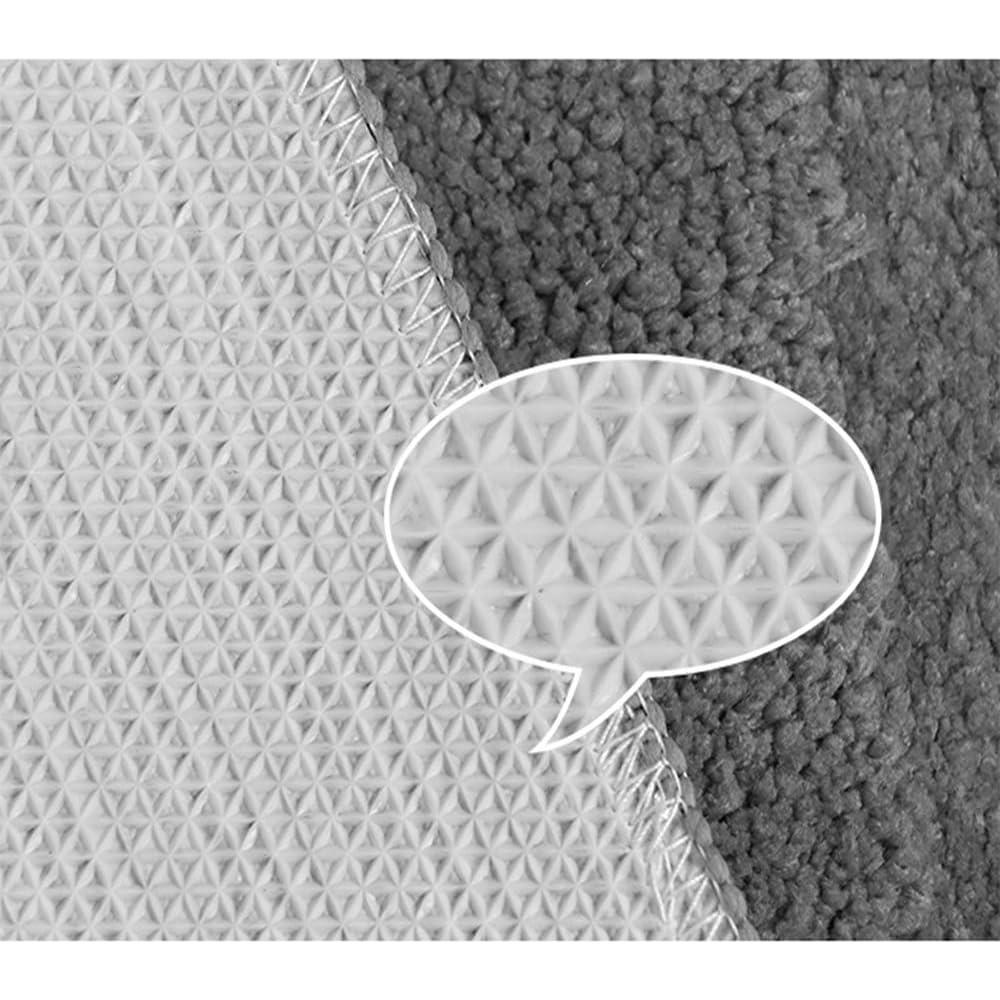 Juego de 3 Alfombrillas de Baño MIFXIN Antideslizantes Gris