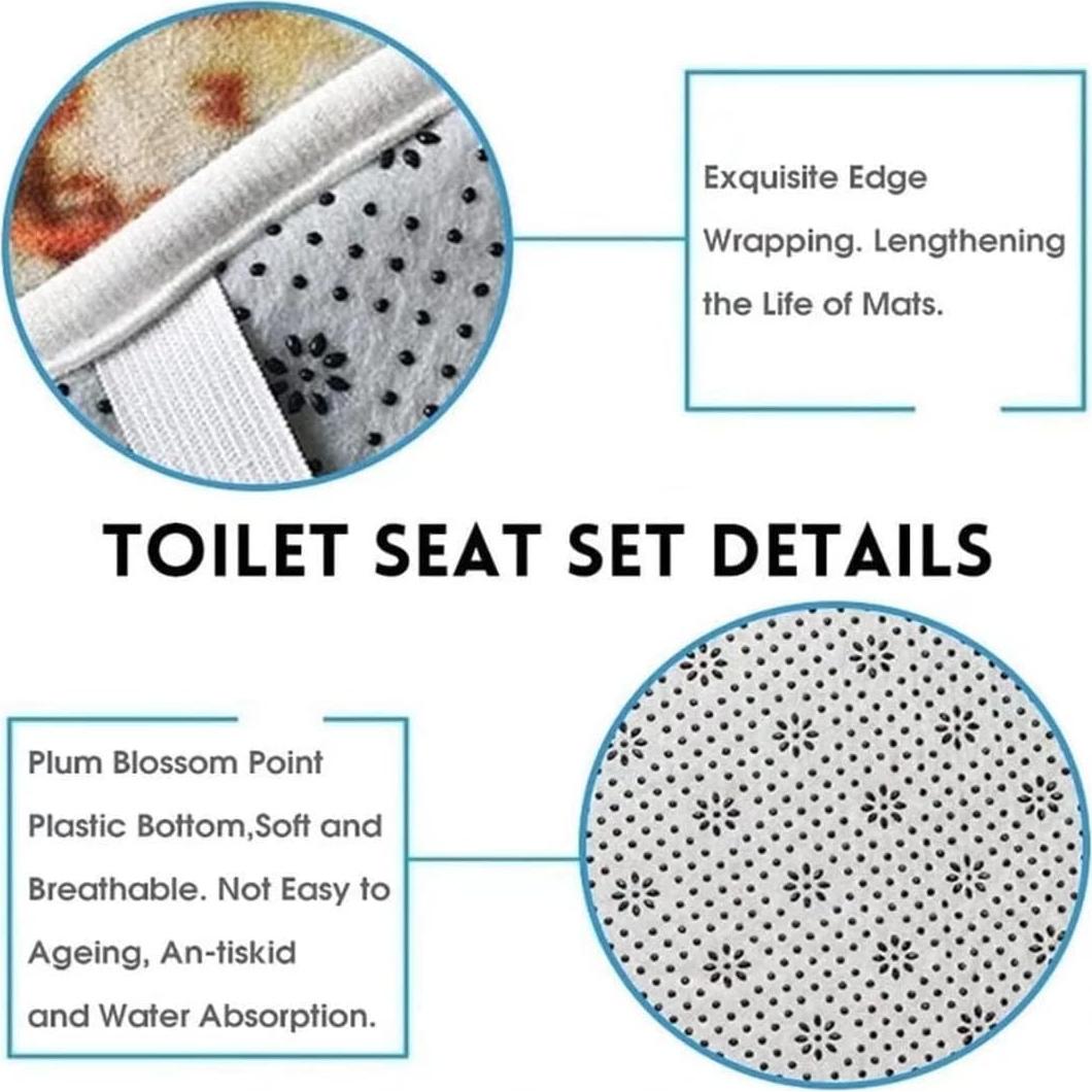 Conjunto de Cortinas de Ducha Geométricas Yizheer 180x180cm