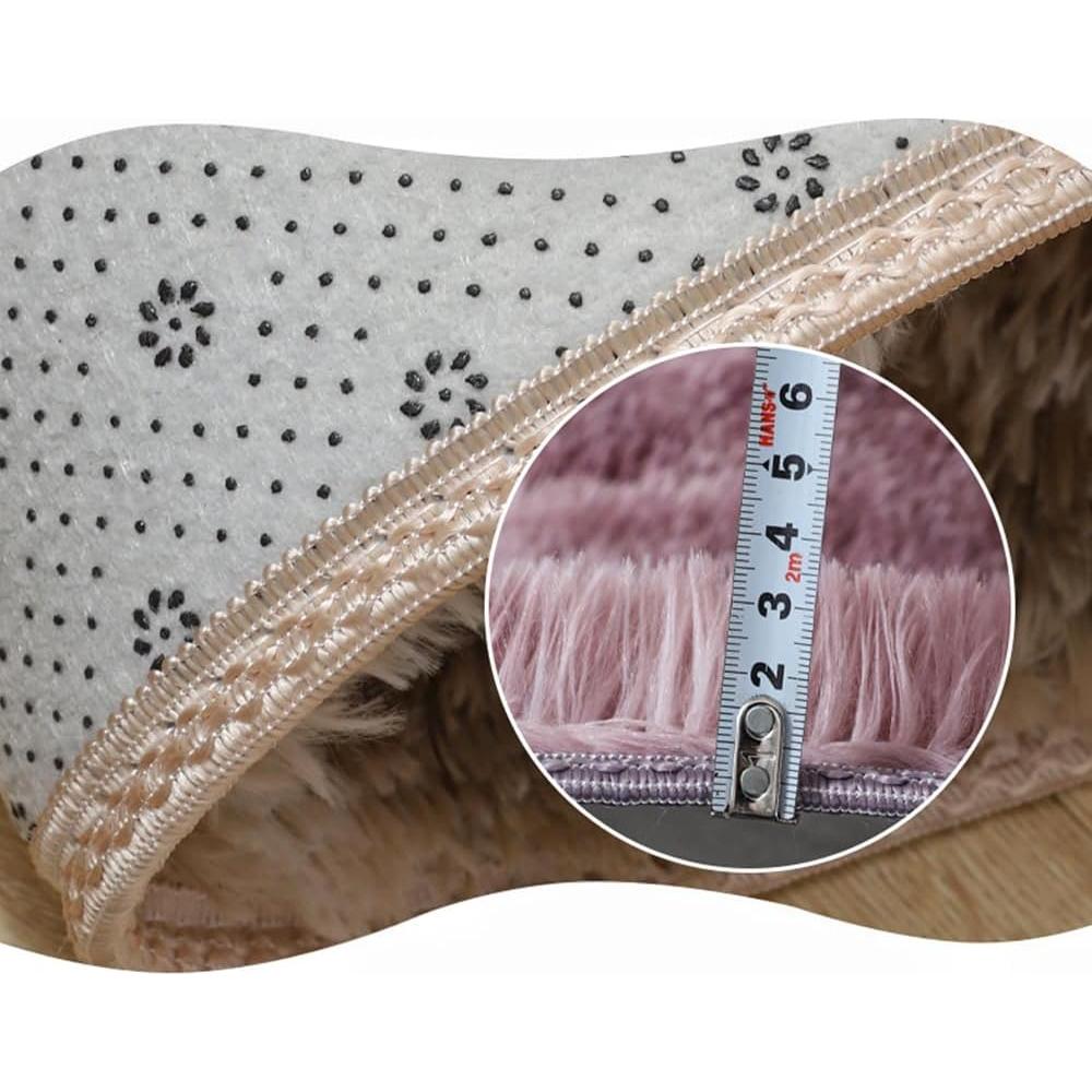 Juego de 3 Alfombras de Baño Antideslizantes XIYUAN Púrpura