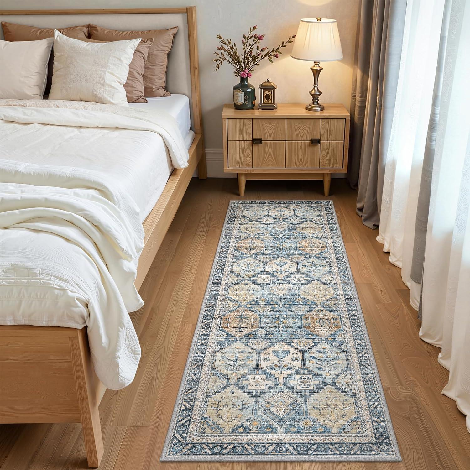 Alfombrillas de Cocina Antideslizantes GENIMO Juego de 3 Azul