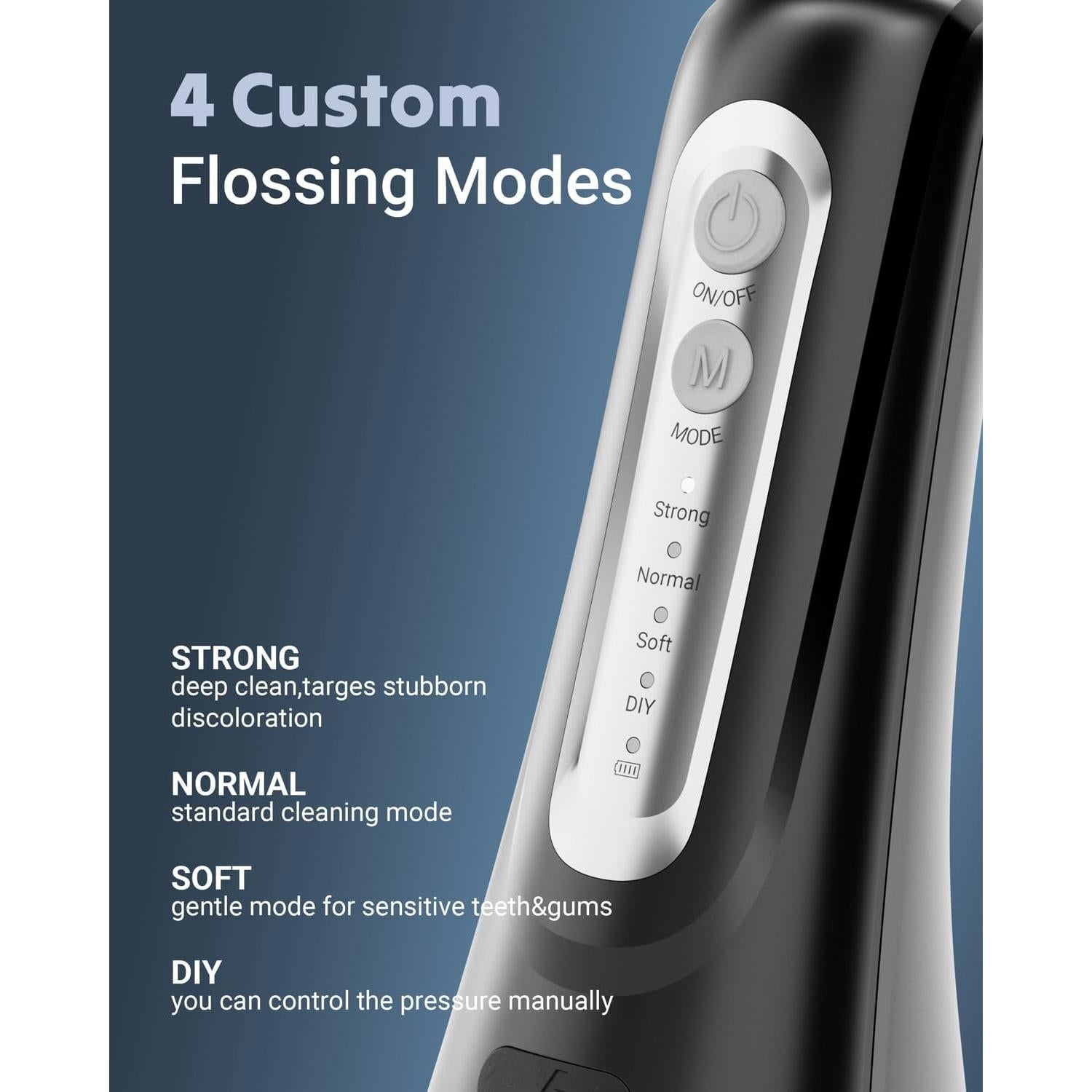 Kit de Limpieza Oral 2 en 1 FMK: Hilo Dental y Cepillo Eléctrico