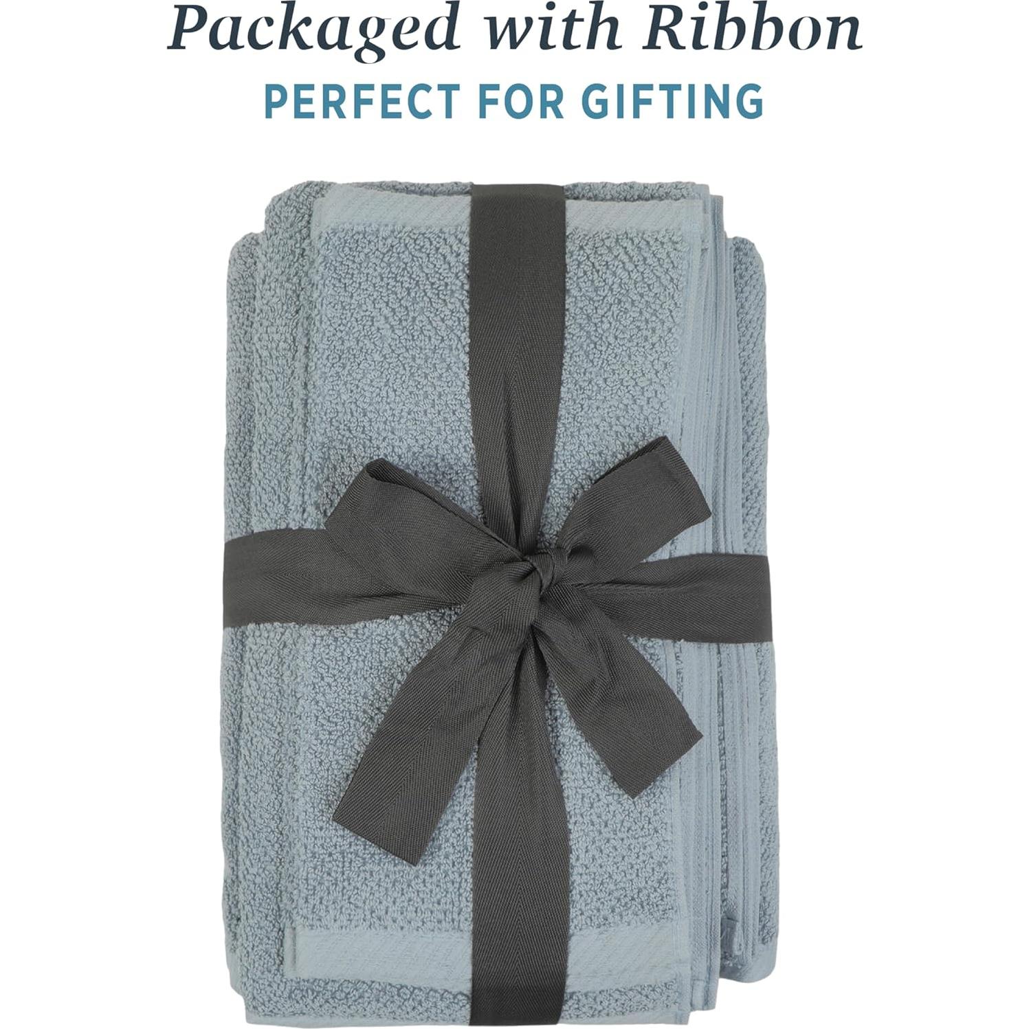 Juego de Toallas de Algodón 100% Welhome Franklin 6 Piezas 600 GSM