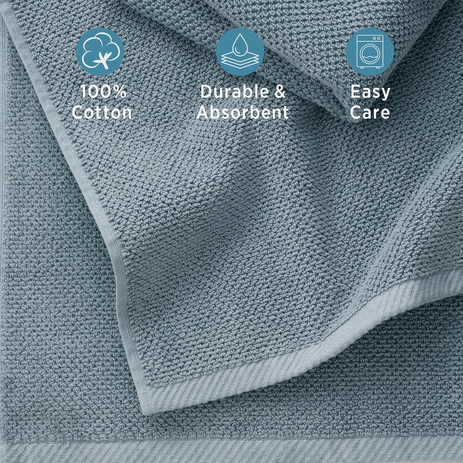 Juego de Toallas de Algodón 100% Welhome Franklin 6 Piezas 600 GSM