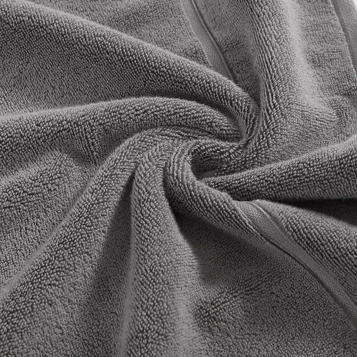 Set de Toallas de Baño Vera Wang 100% Algodón 6 Piezas Gris