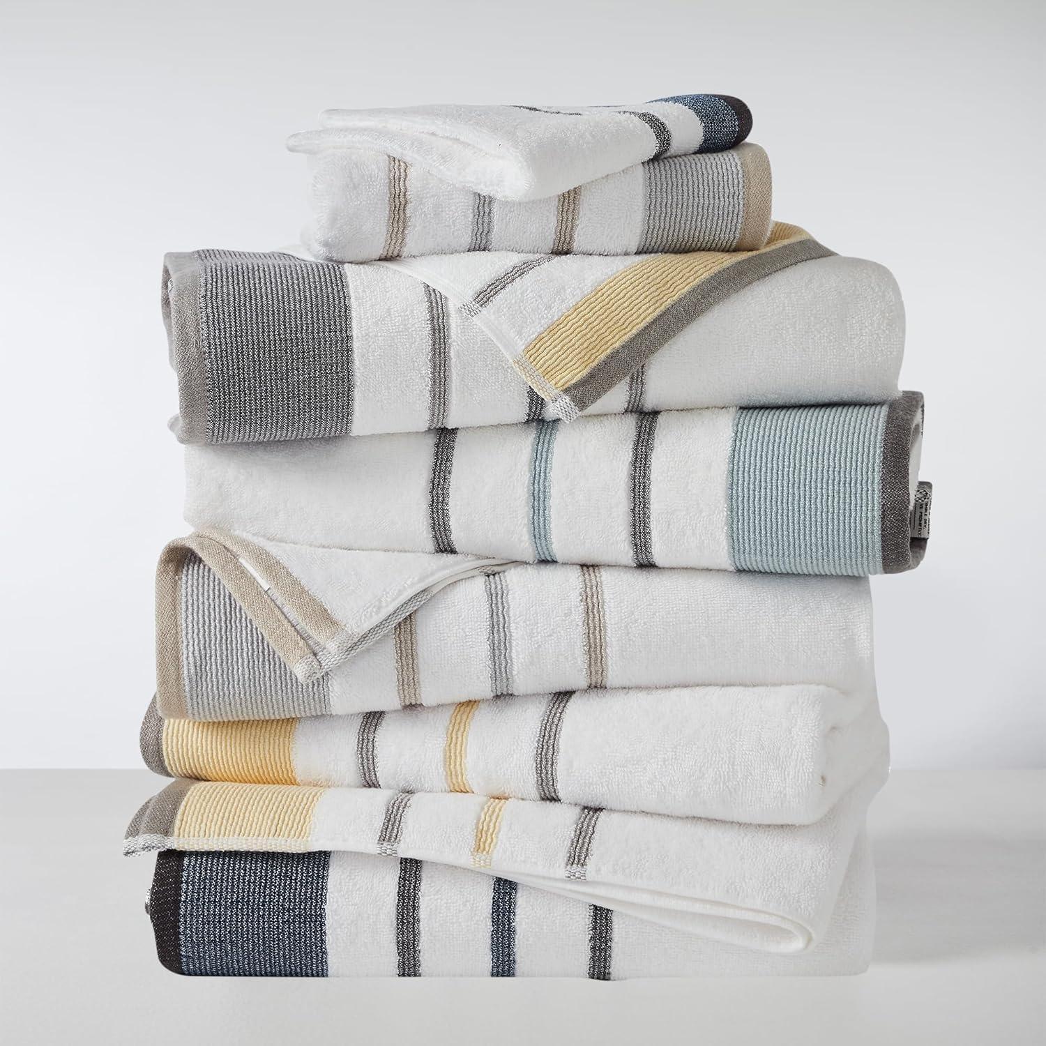 Juego de Toallas de Baño 6 Piezas Algodón Peinado Great Bay Home