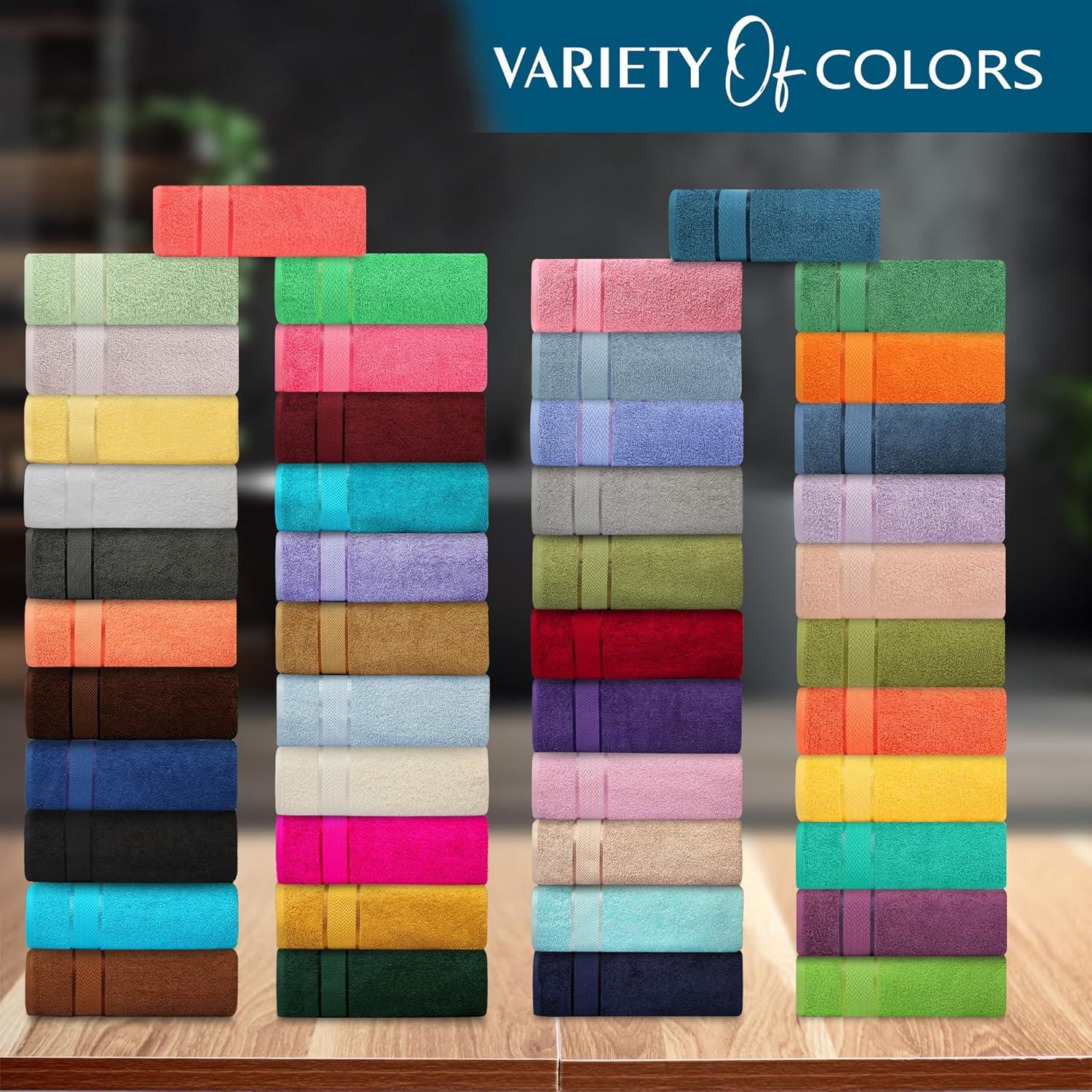 Juego de Toallas de Baño CRAFTBERRY 100% Algodón Dorado 6 Piezas