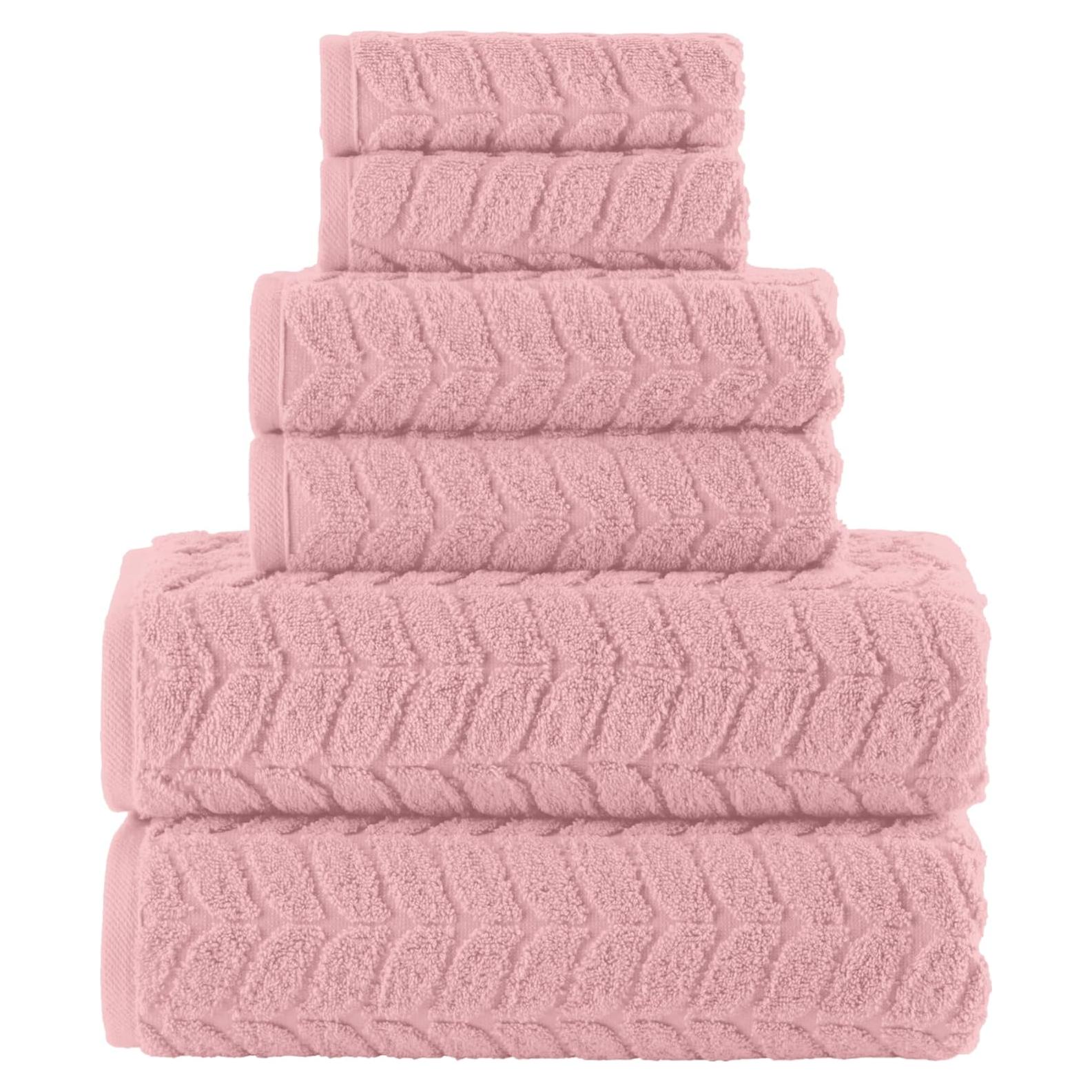 Conjunto de Toallas de Lujo 6 Piezas Elegant Comfort Algodón Turco